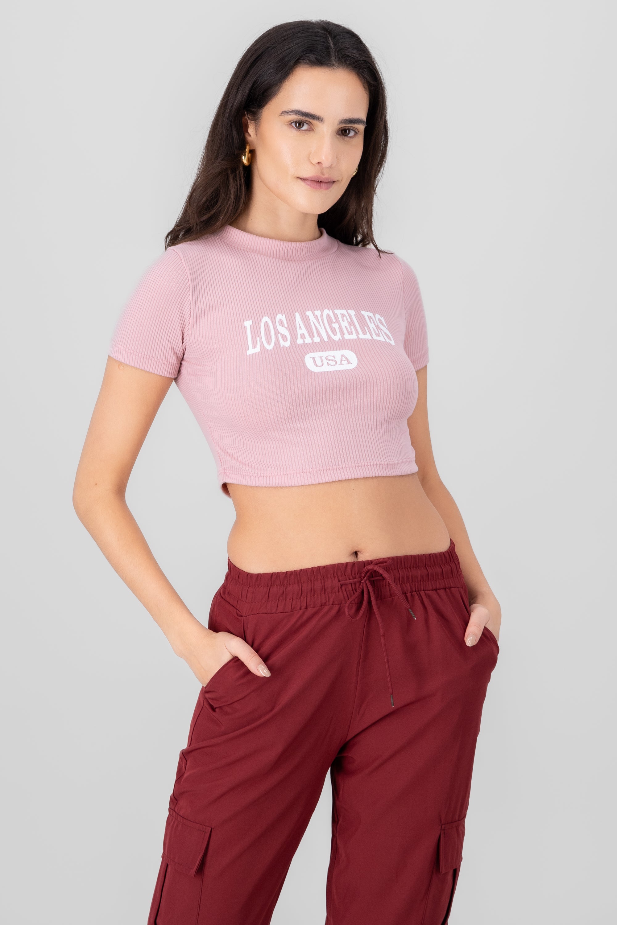 Top Cuello Alto Los Angeles BLUSH