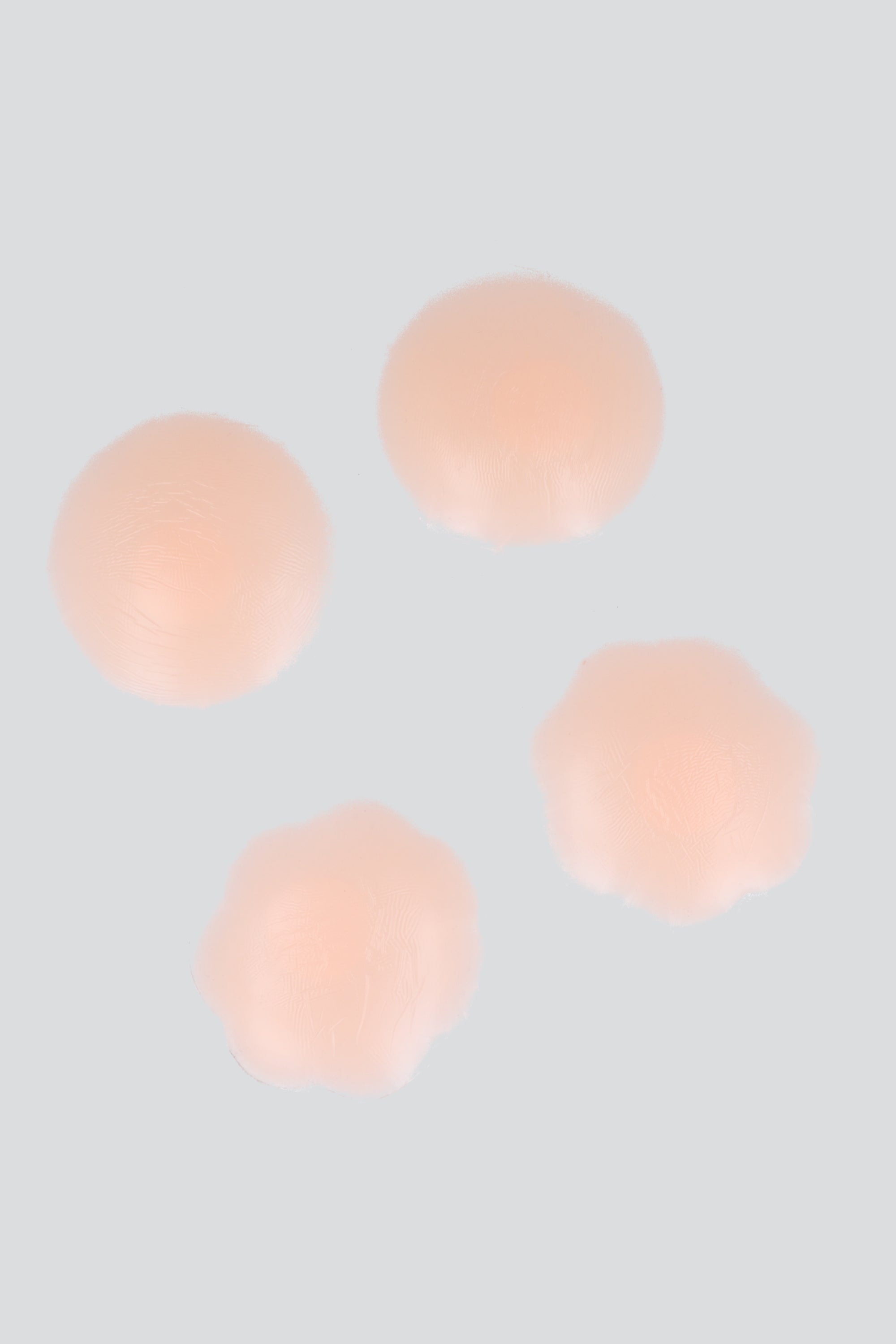 Set 2 pares cubrepezón silicón NUDE