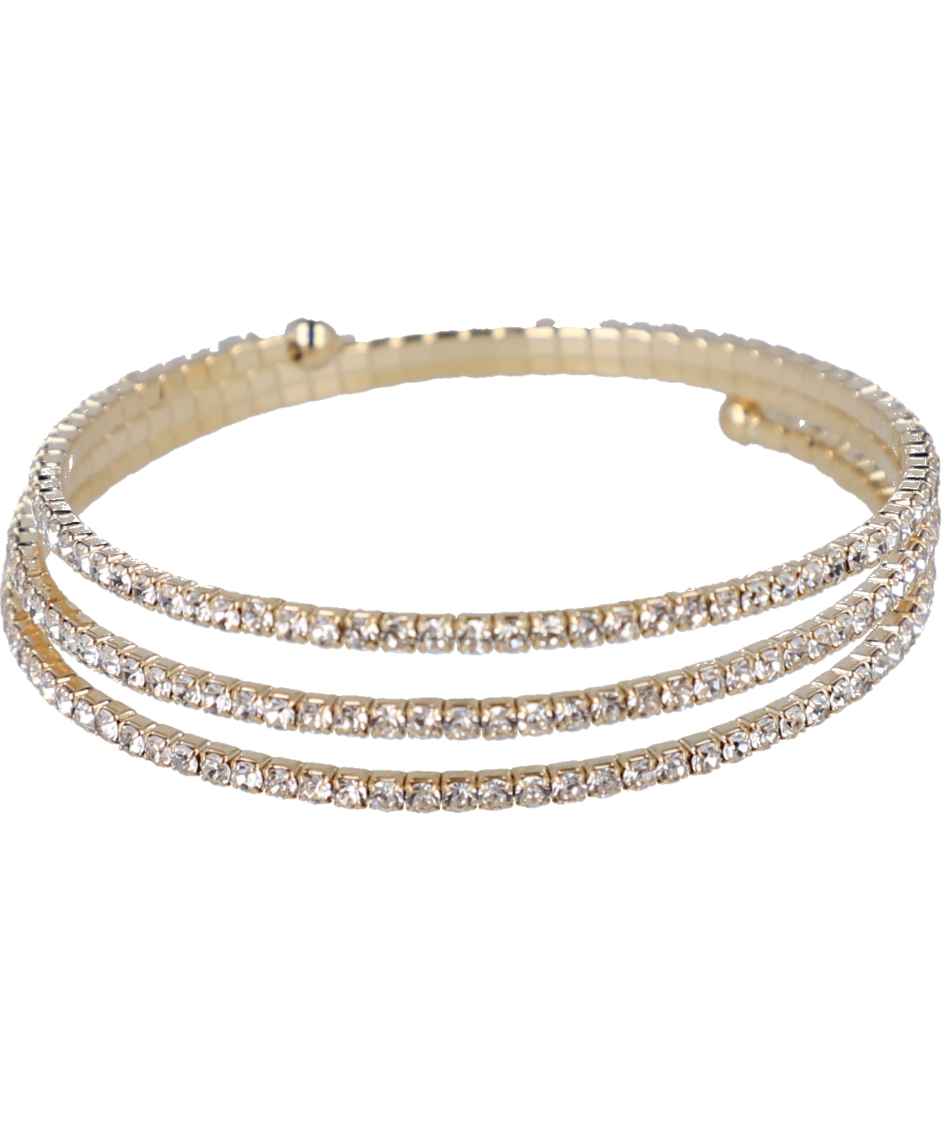 Brazalete espiral brillos