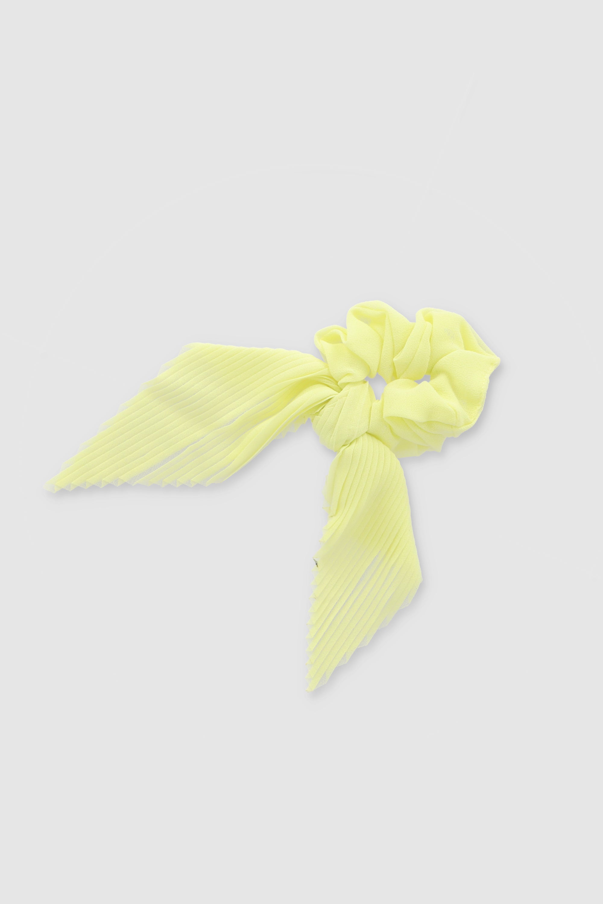 Scrunchie Tela Acanalada AMARILLO