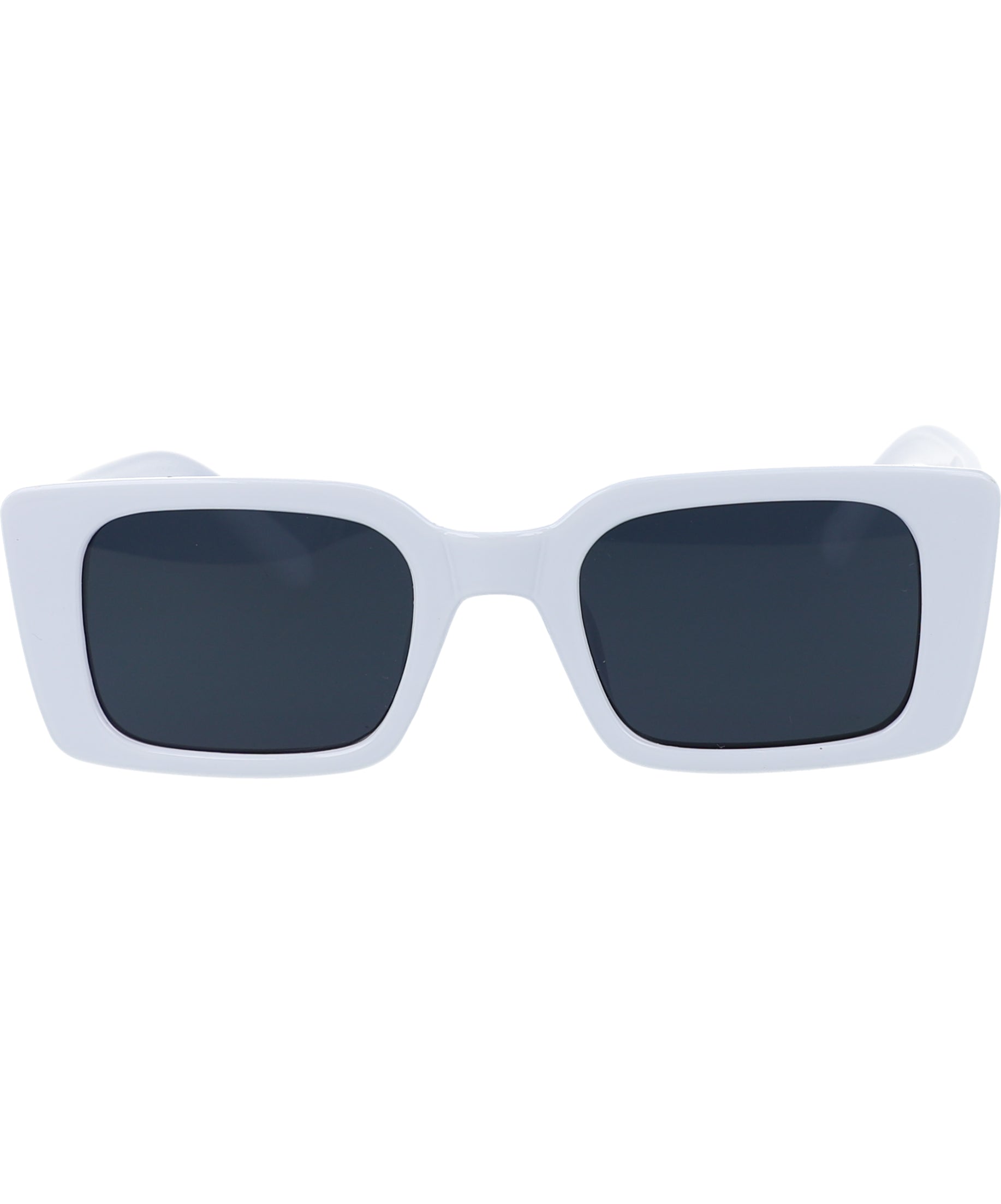 Lentes Cuadrados Oversize Glitter BLANCO