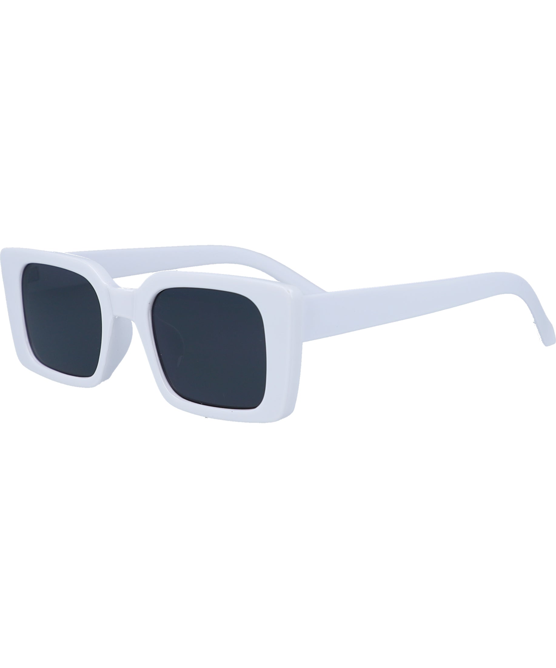 Lentes Cuadrados Oversize Glitter BLANCO