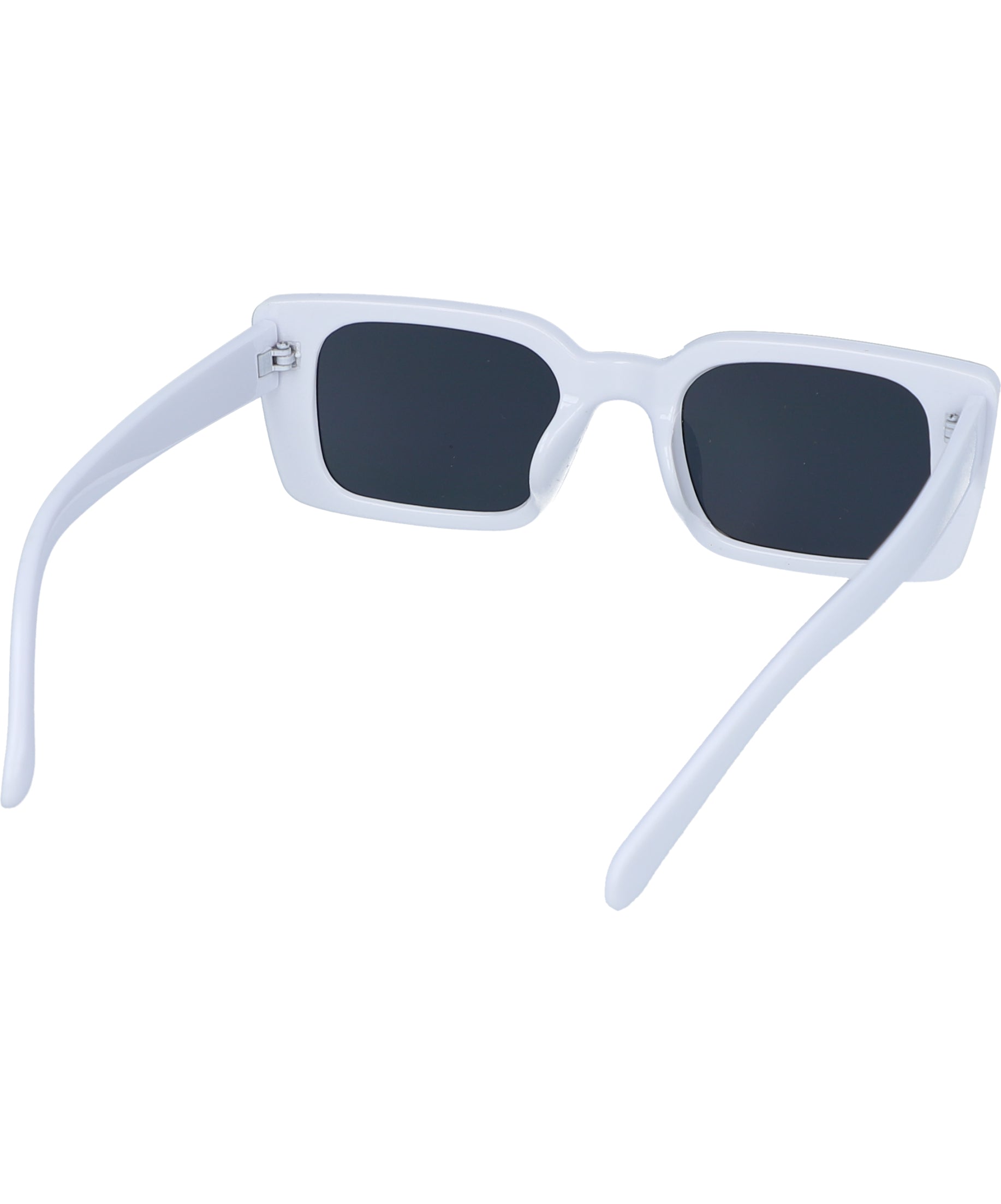 Lentes Cuadrados Oversize Glitter BLANCO