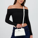 Bolsa Crossbody Estructurada Textura