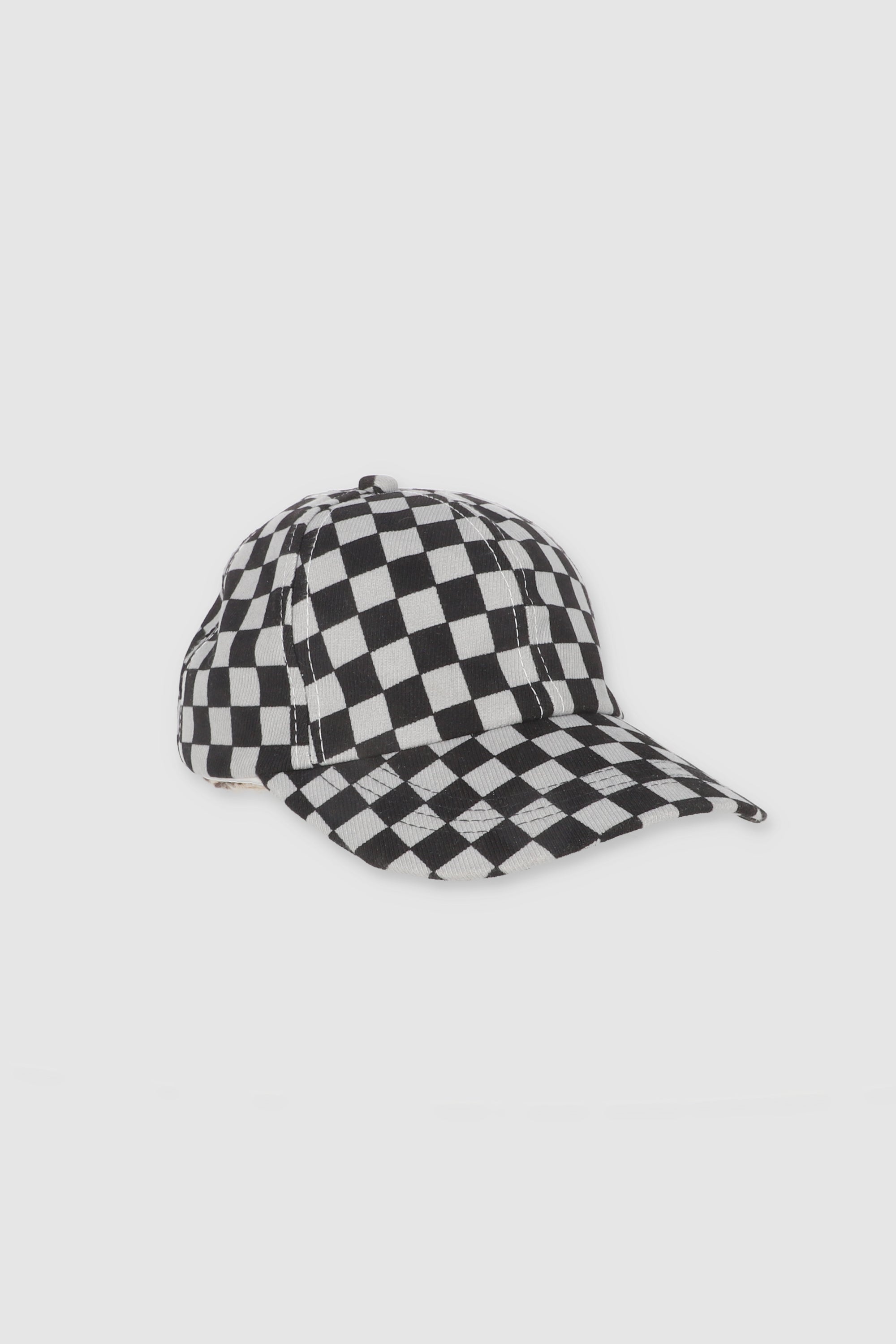 Gorra Cuadros NEGRO
