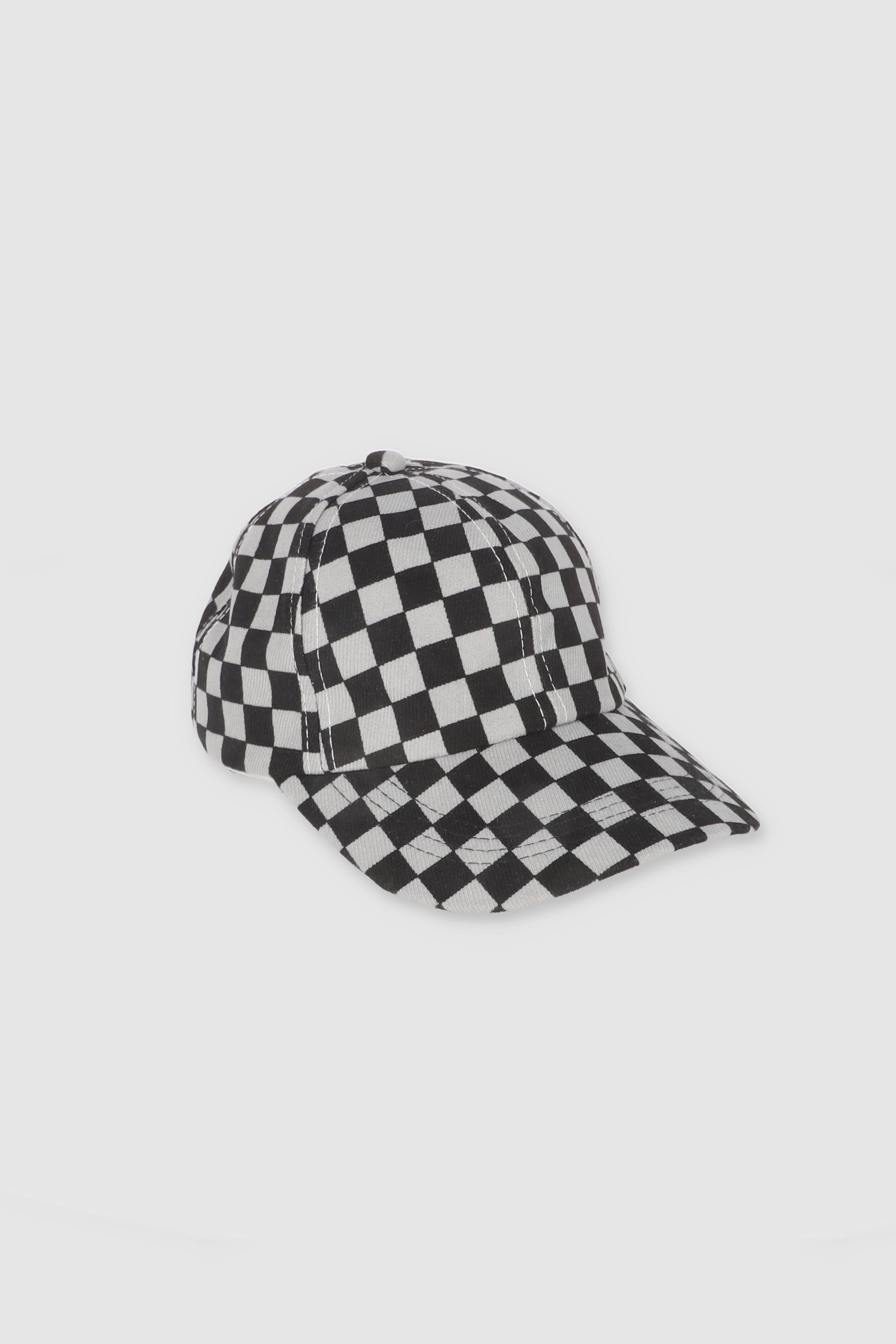 Gorra Cuadros NEGRO
