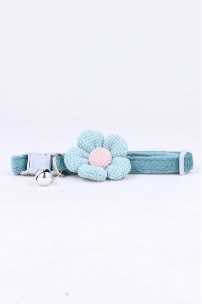 Collar Para Mascota Flor Cascabel Chico VERDE