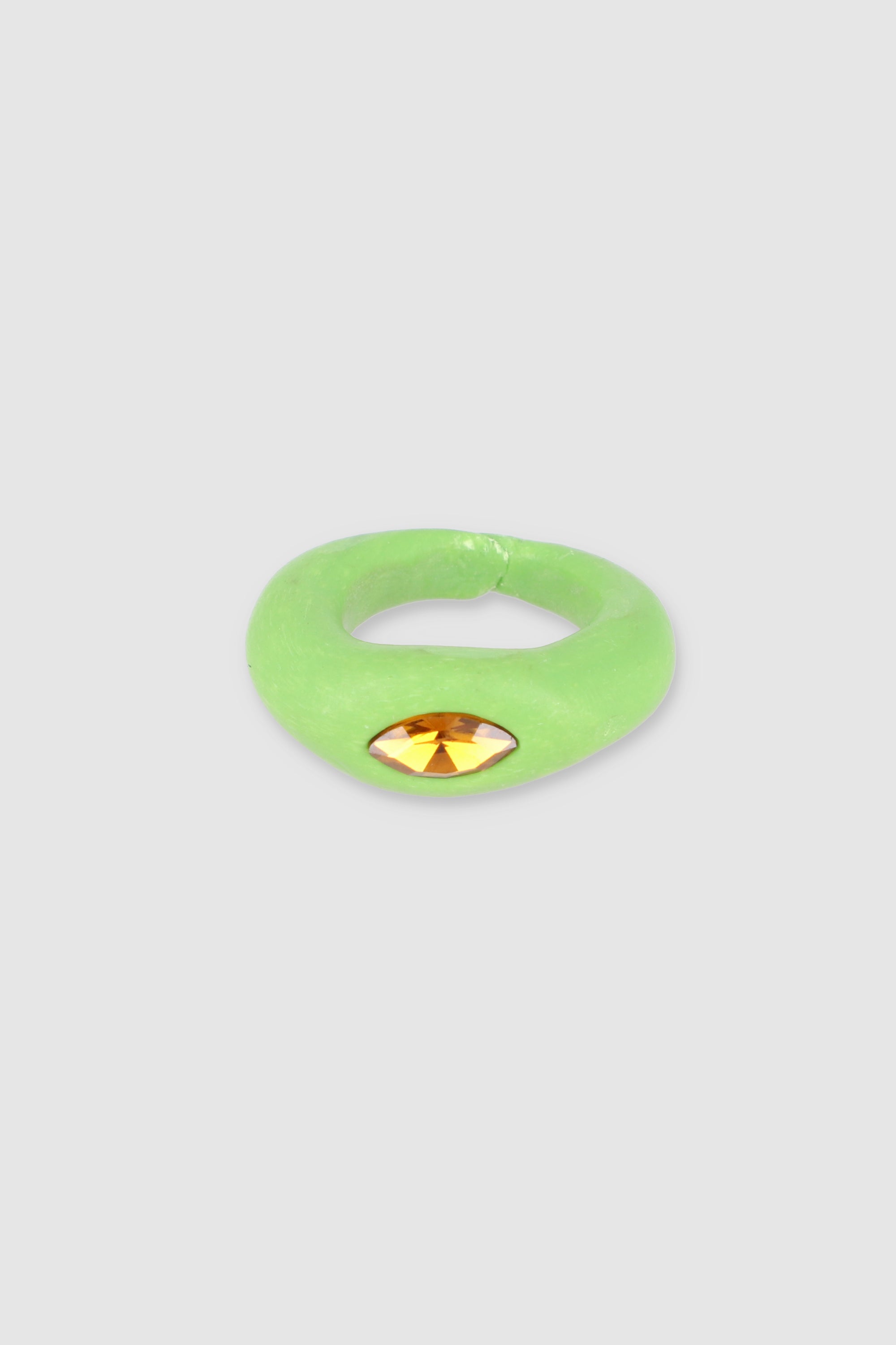 Anillo Color Incrustracion VERDE