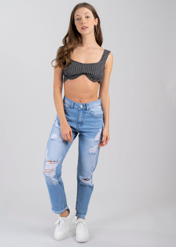Top crop rayas