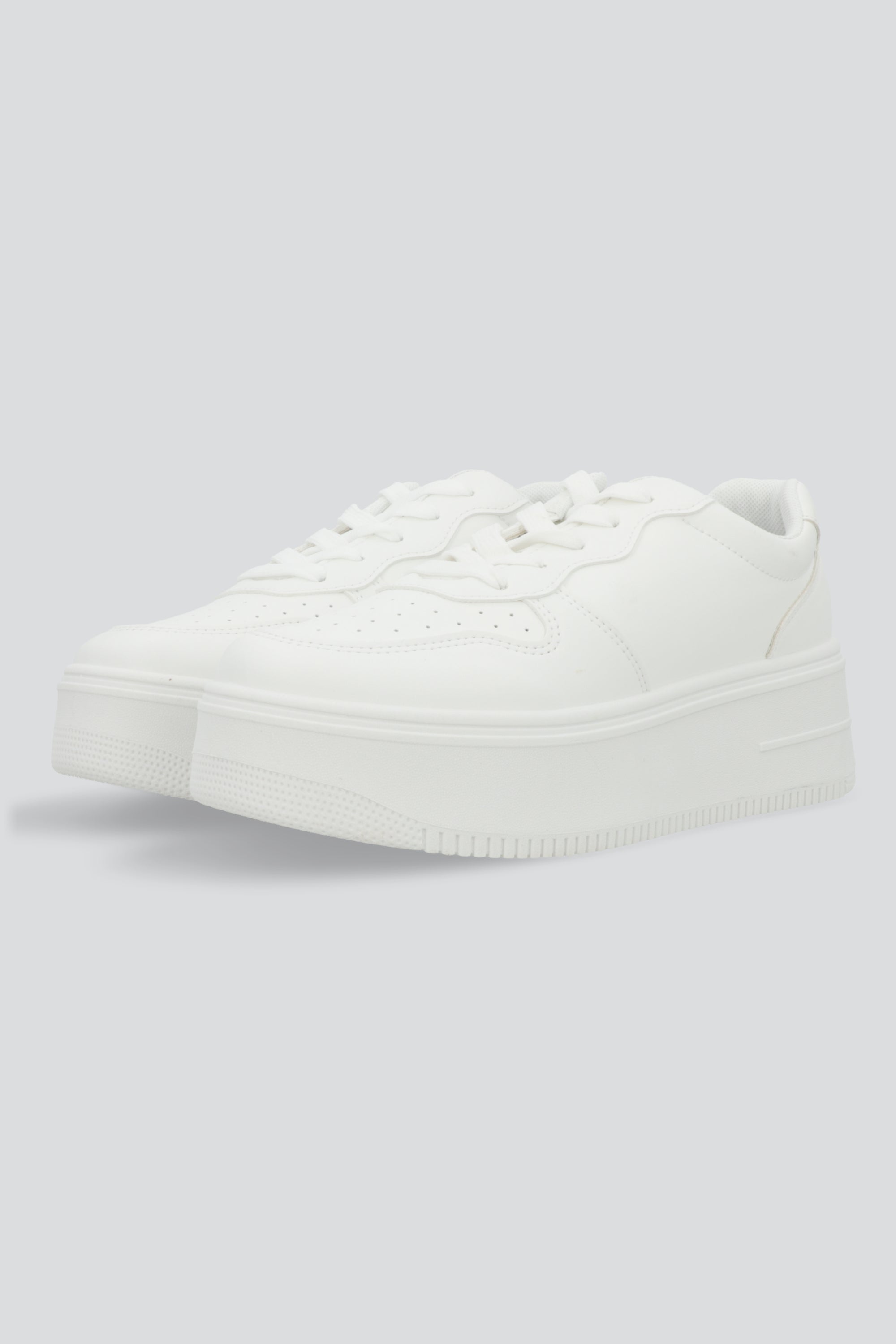 Tenis Retro Plataforma BLANCO