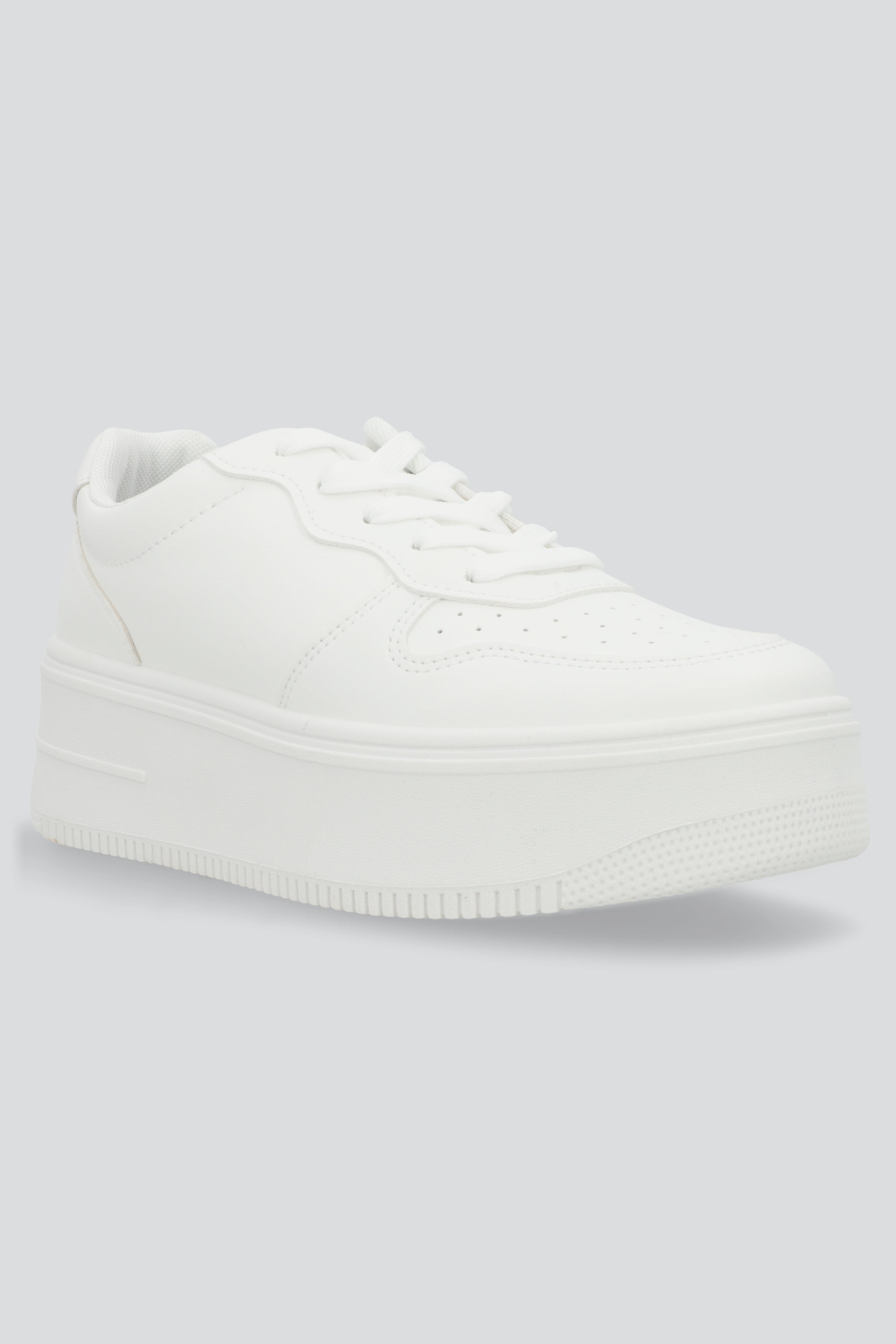 Tenis Retro Plataforma BLANCO
