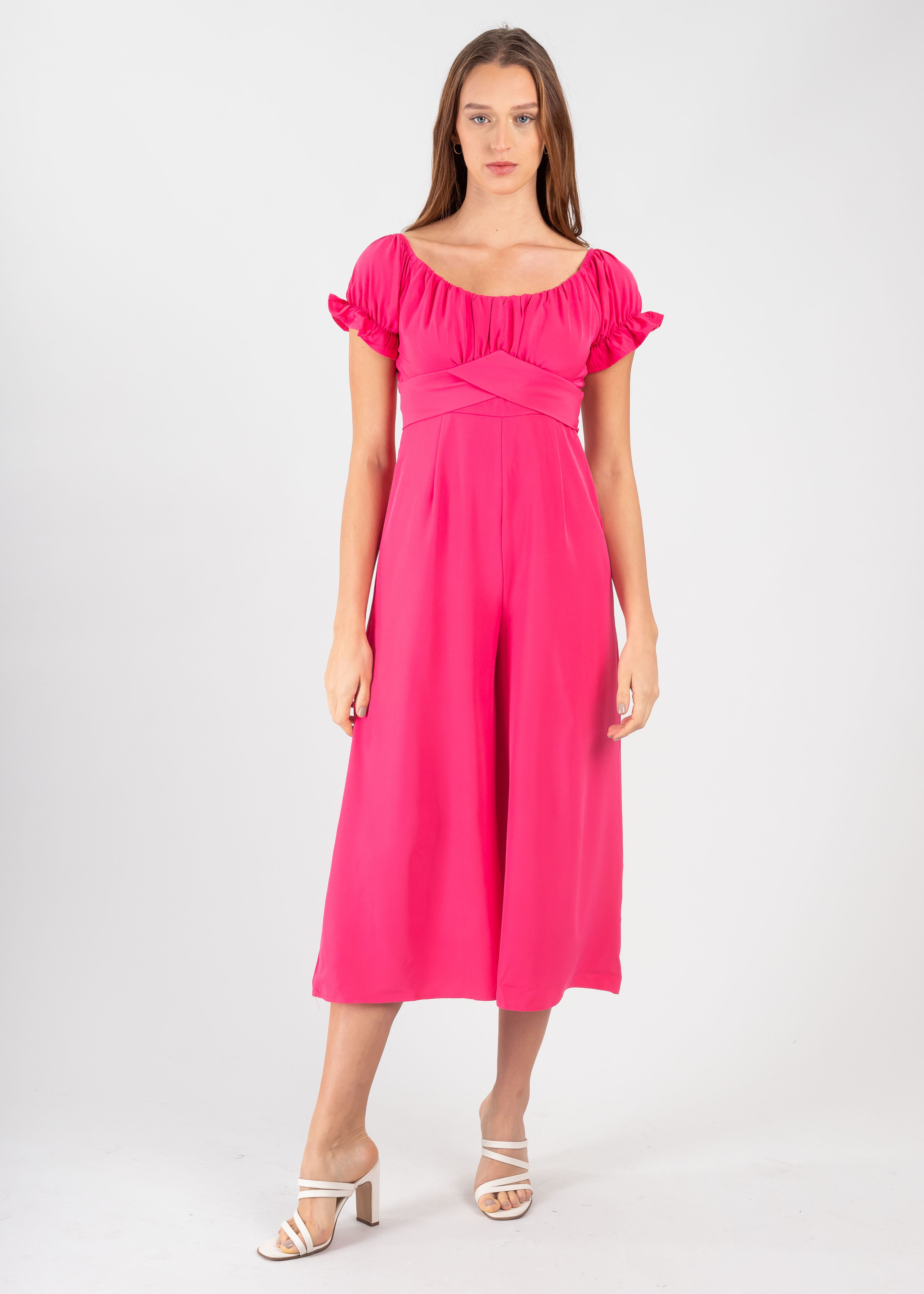 Jumpsuit Midi Fruncido Amplio FIUSHA