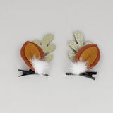 Par broche orejas reno