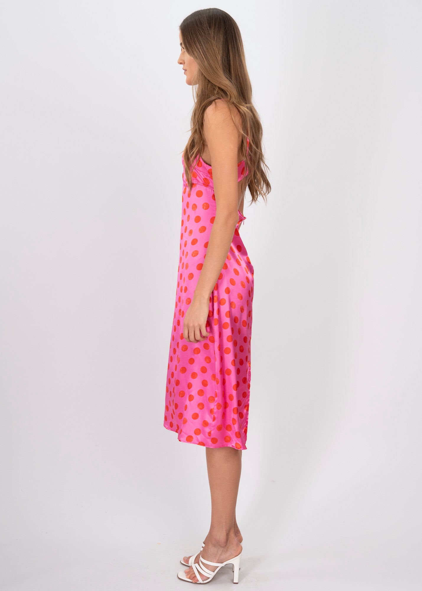 Vestido polka dots ROSA COMBO