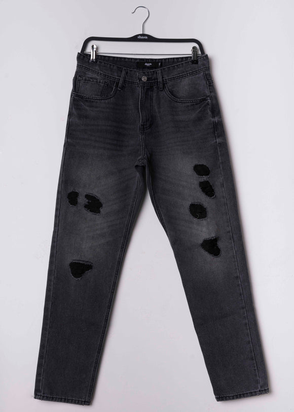 Jeans Rectos Destrucciones