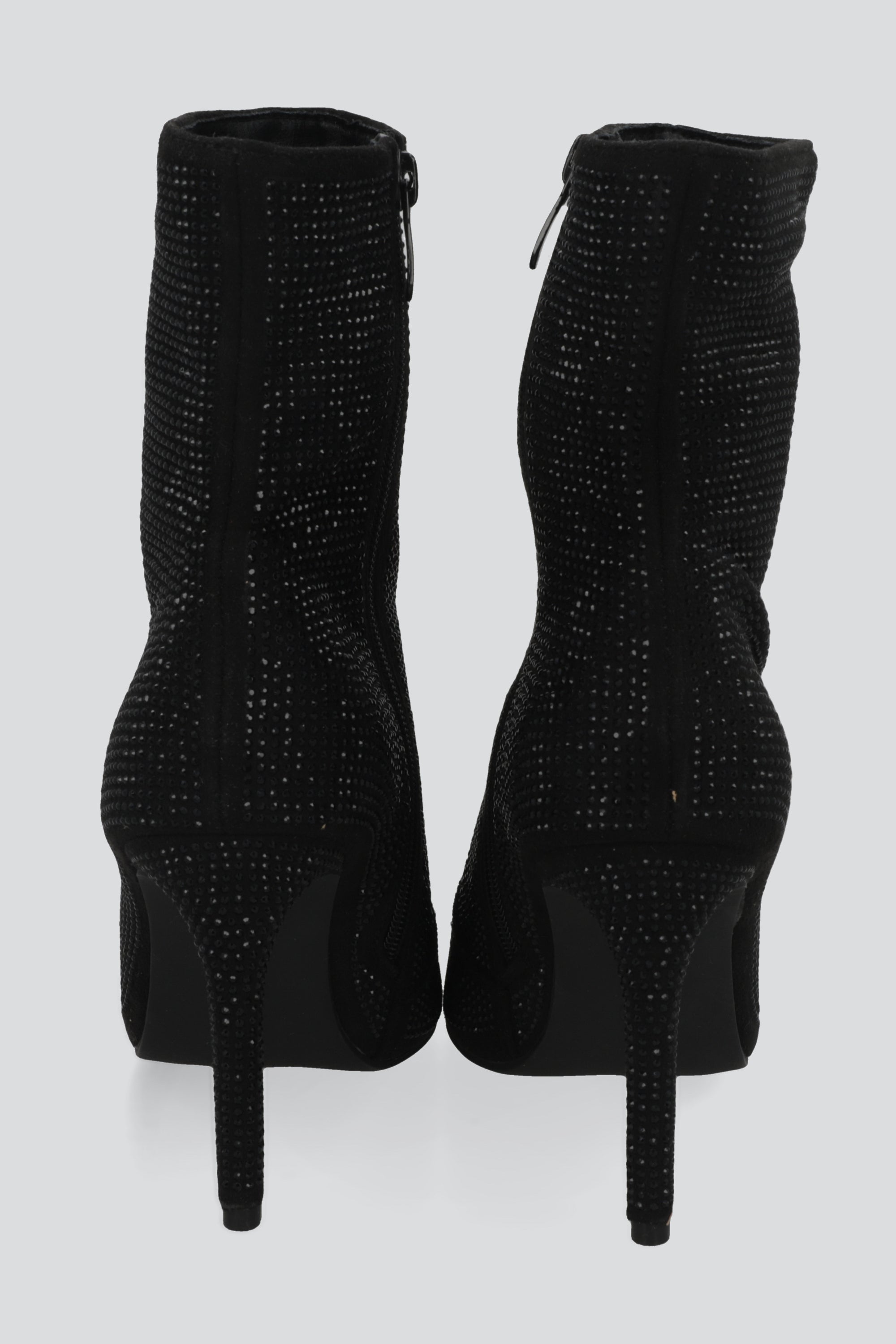 Botín Puntal Brillos NEGRO