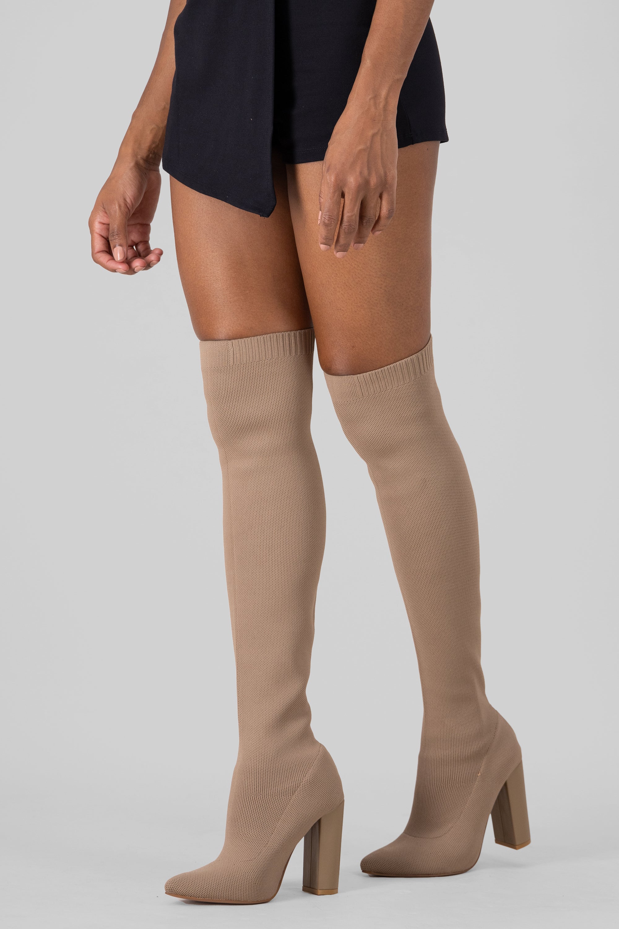 Botas overknee tacón grueso