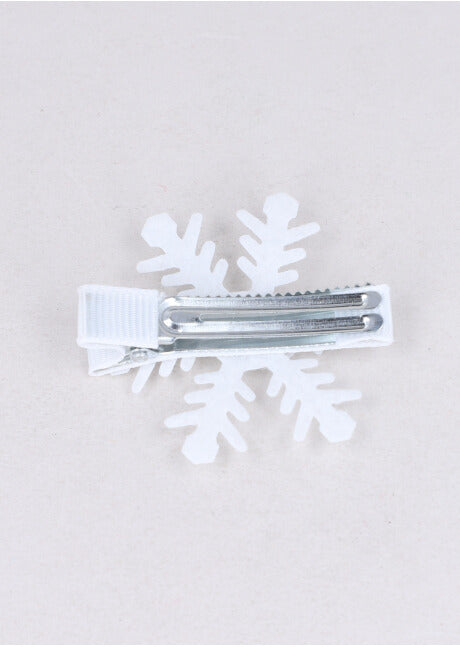 Broche copo nieve PLATA