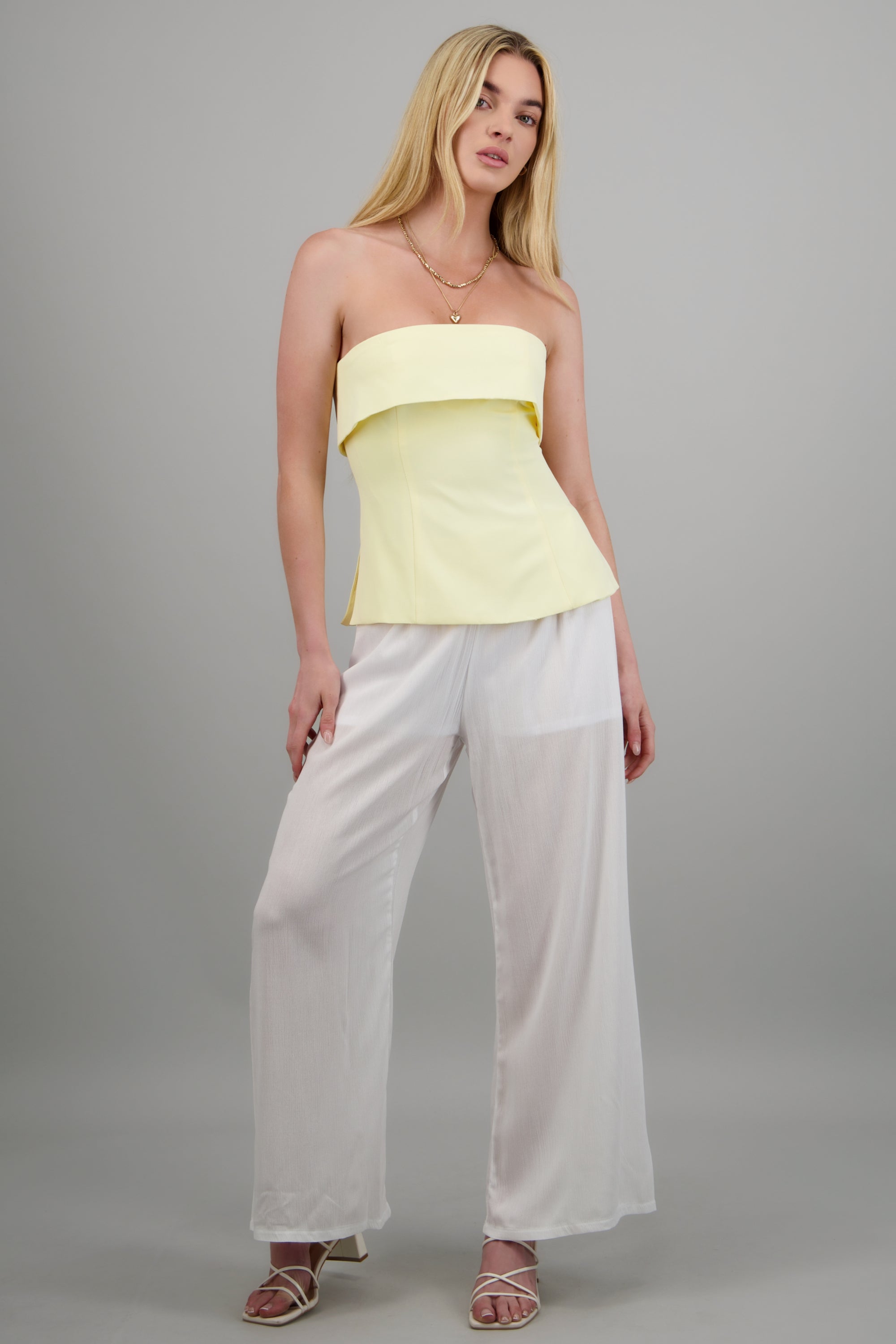 Pantalón  Amplio BLANCO