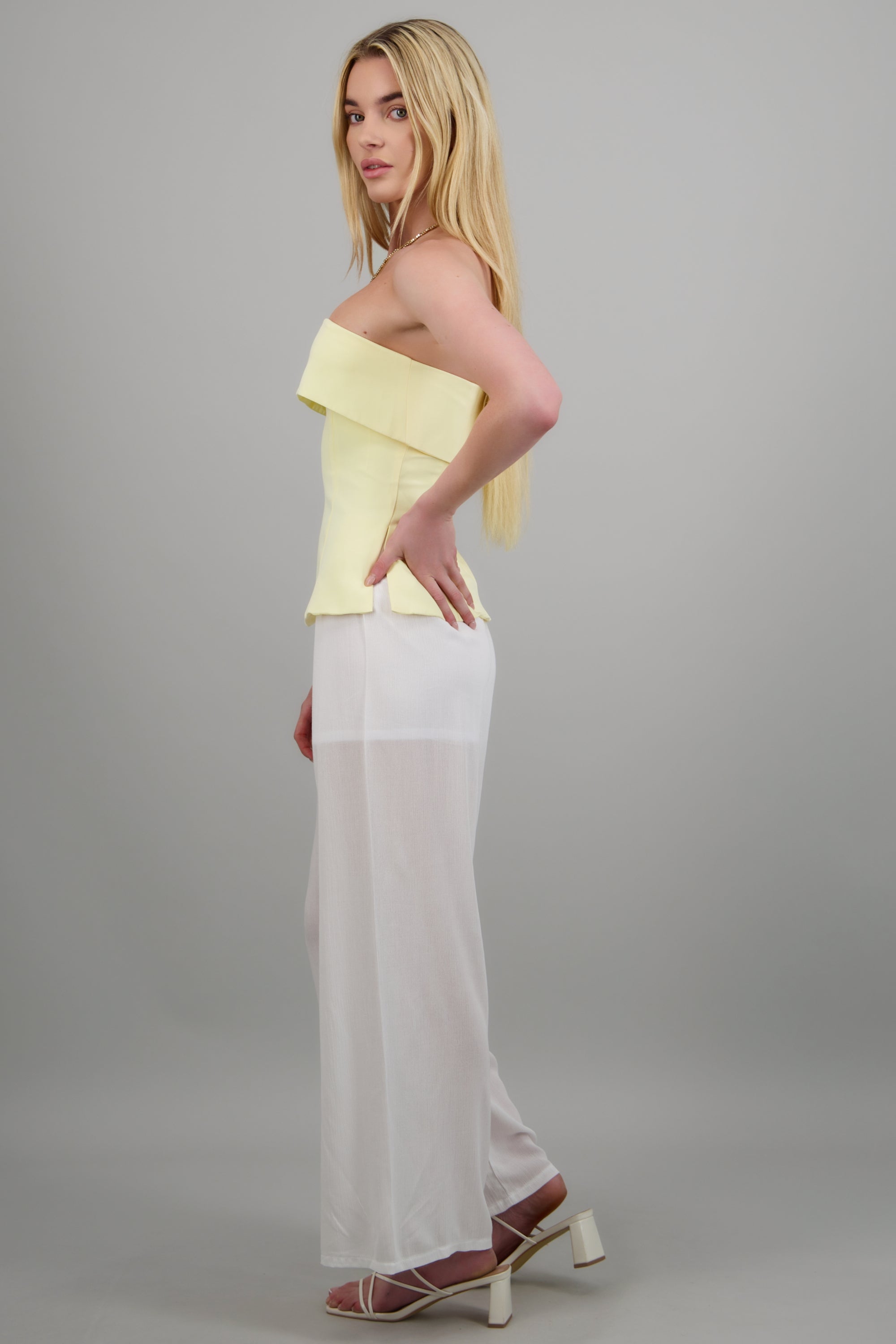 Pantalón  Amplio BLANCO