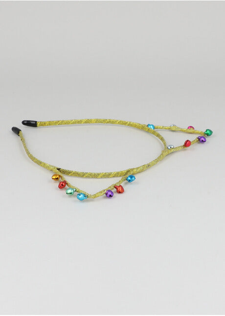 Diadema Gatito Navideño ORO