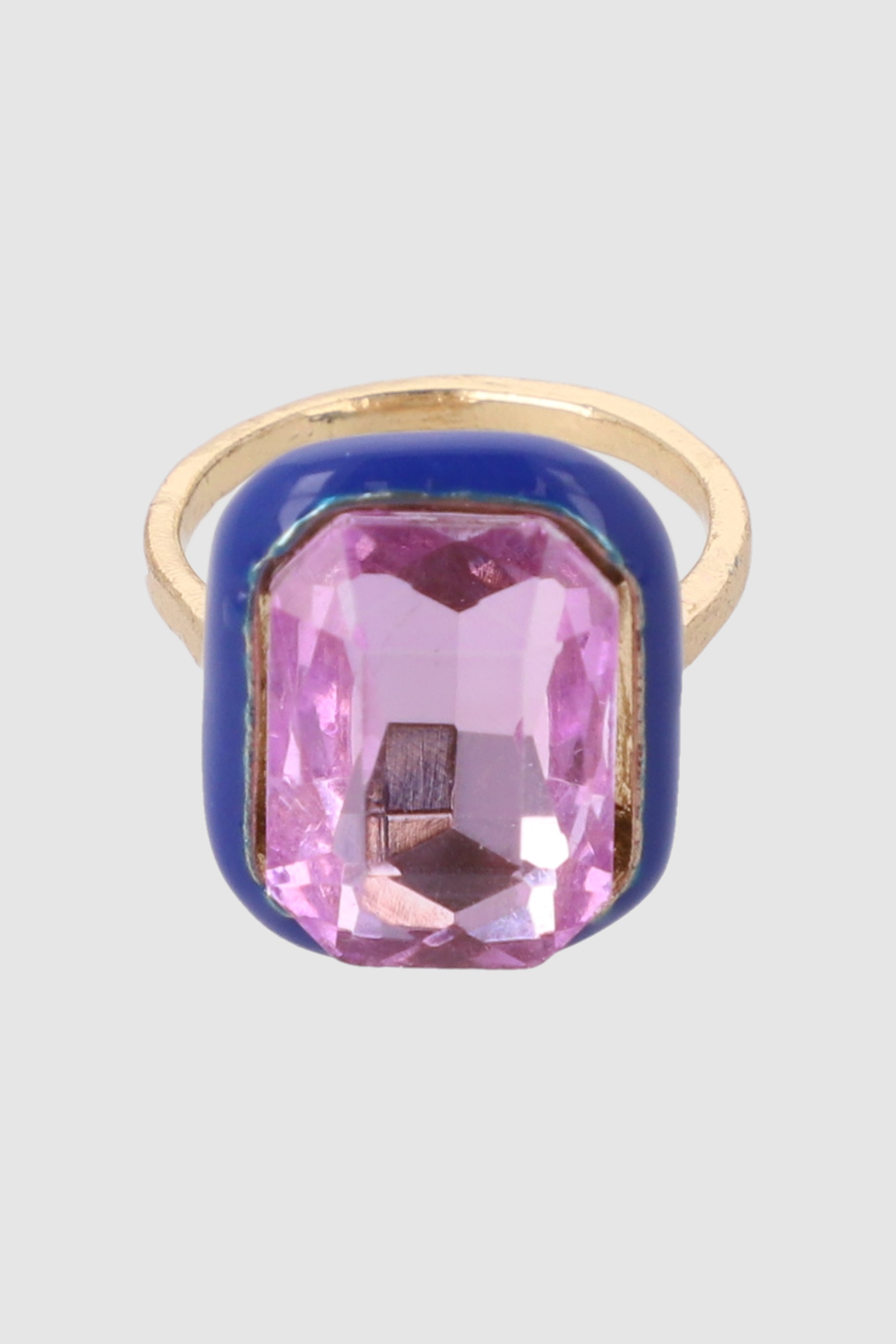 Anillo Cristal Forma AZUL