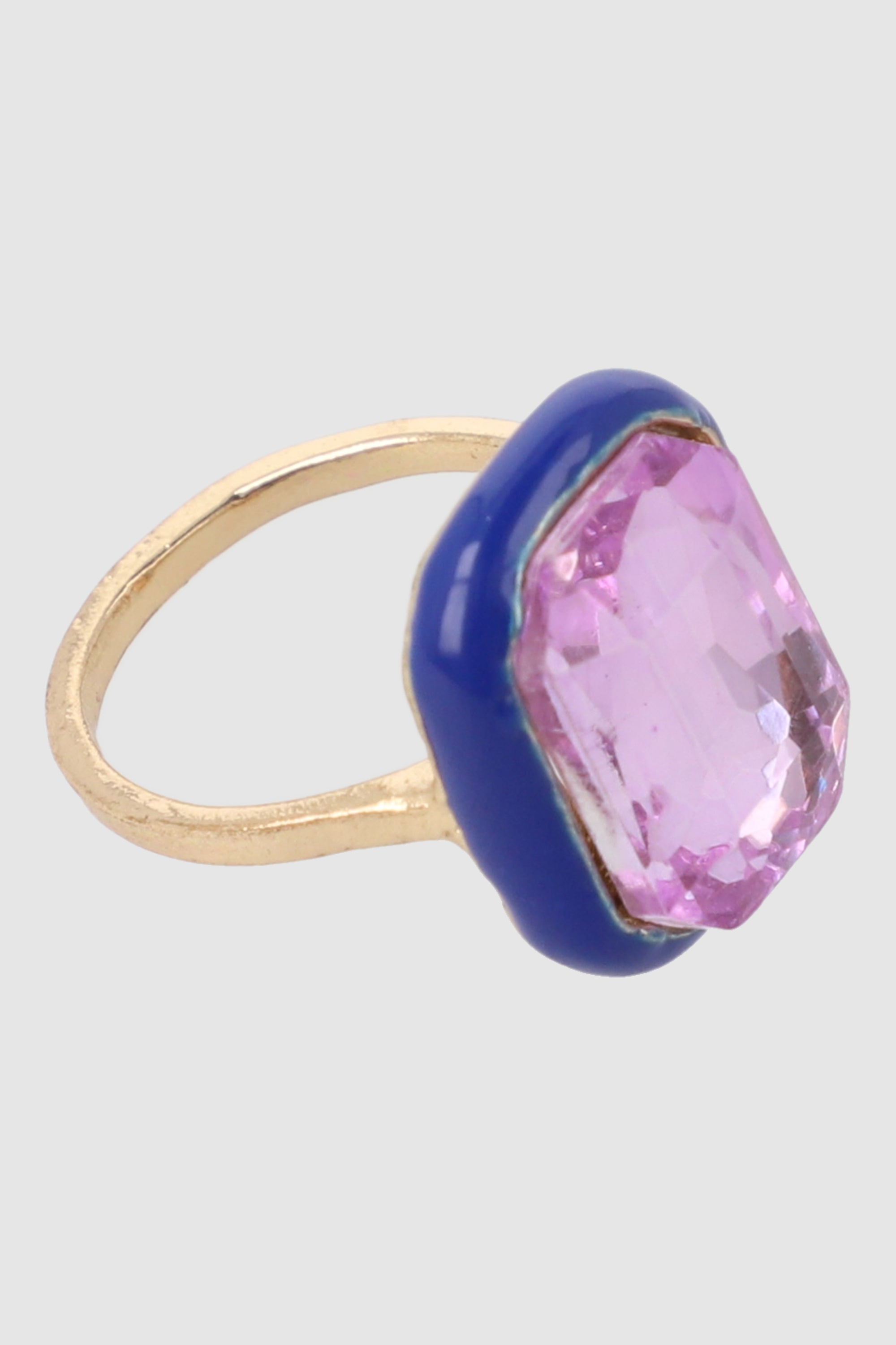 Anillo Cristal Forma AZUL