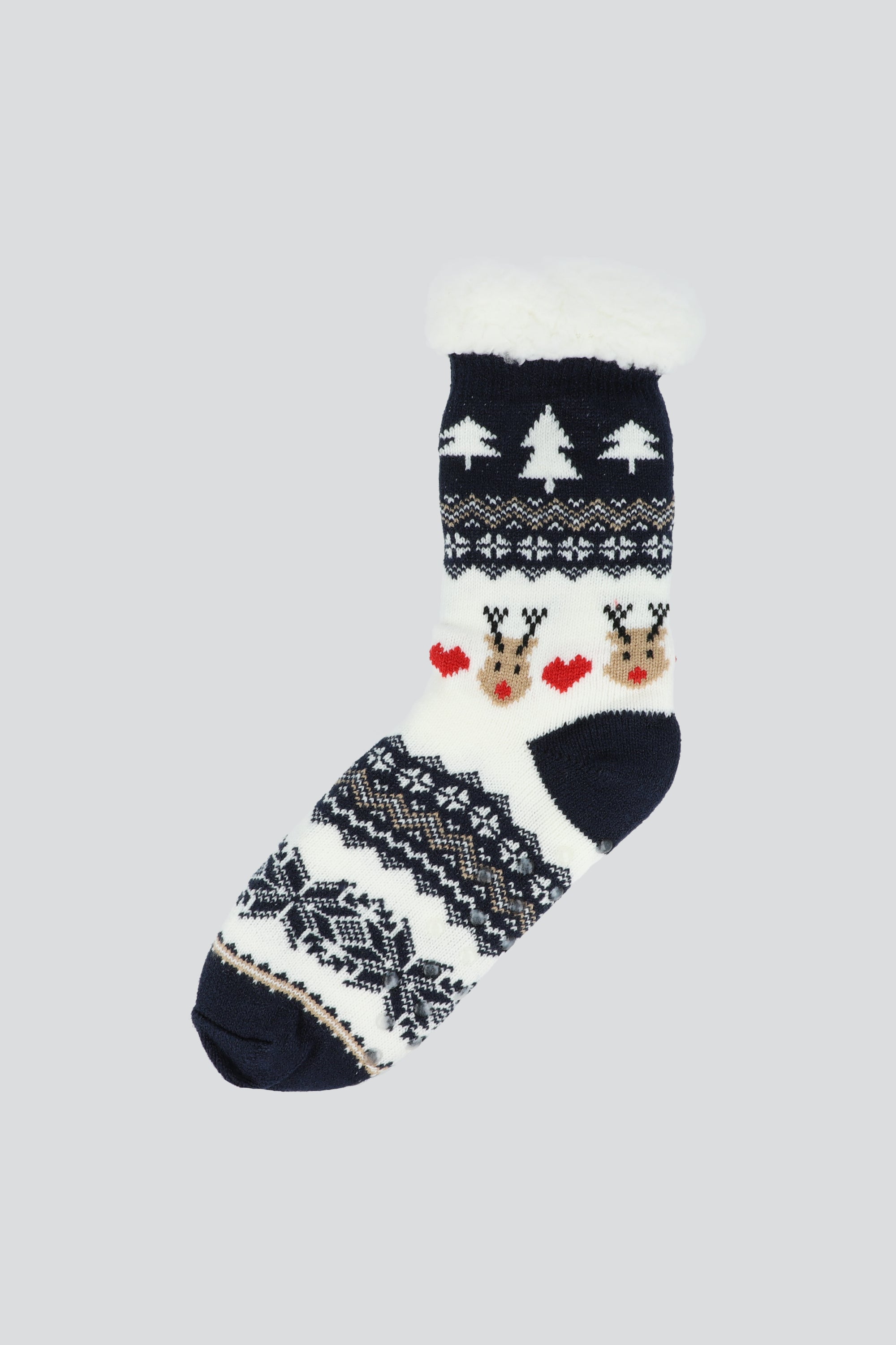 Pantucalcetas navideñas renos MARINO