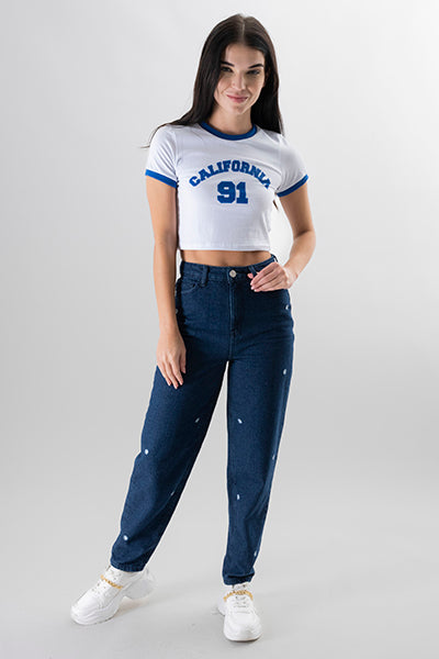 Jeans mom margaritas DARK WASH