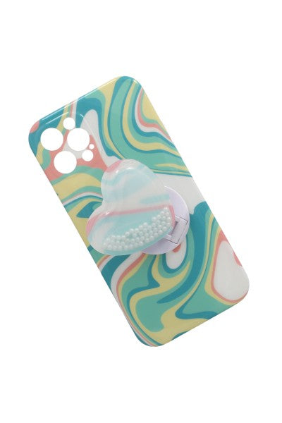 Funda celular i12 PRO ondas corazón