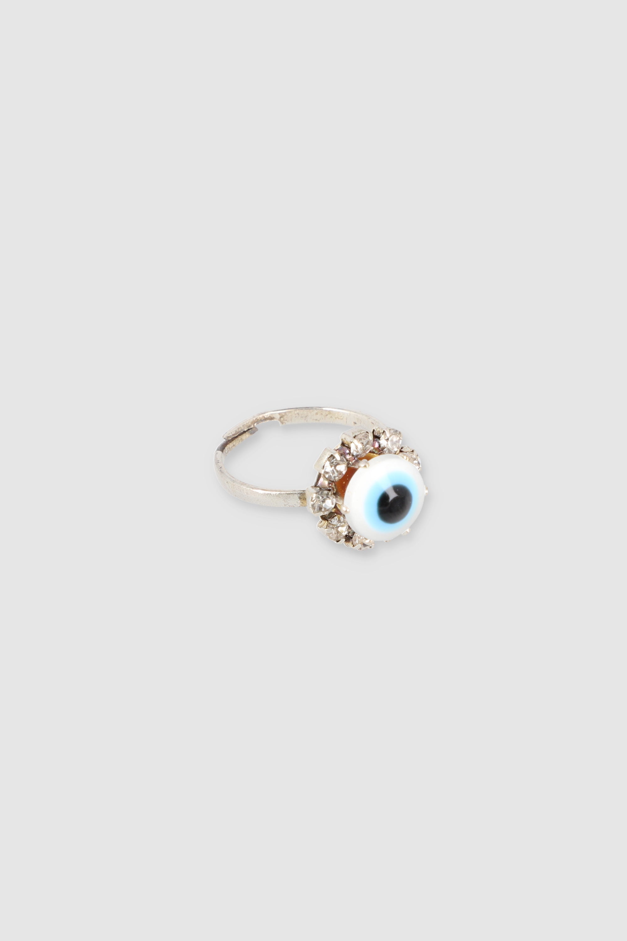 Anillo ojo brillos BLANCO