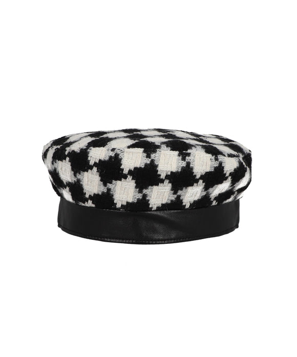 Boina Tweed Pata Gallo