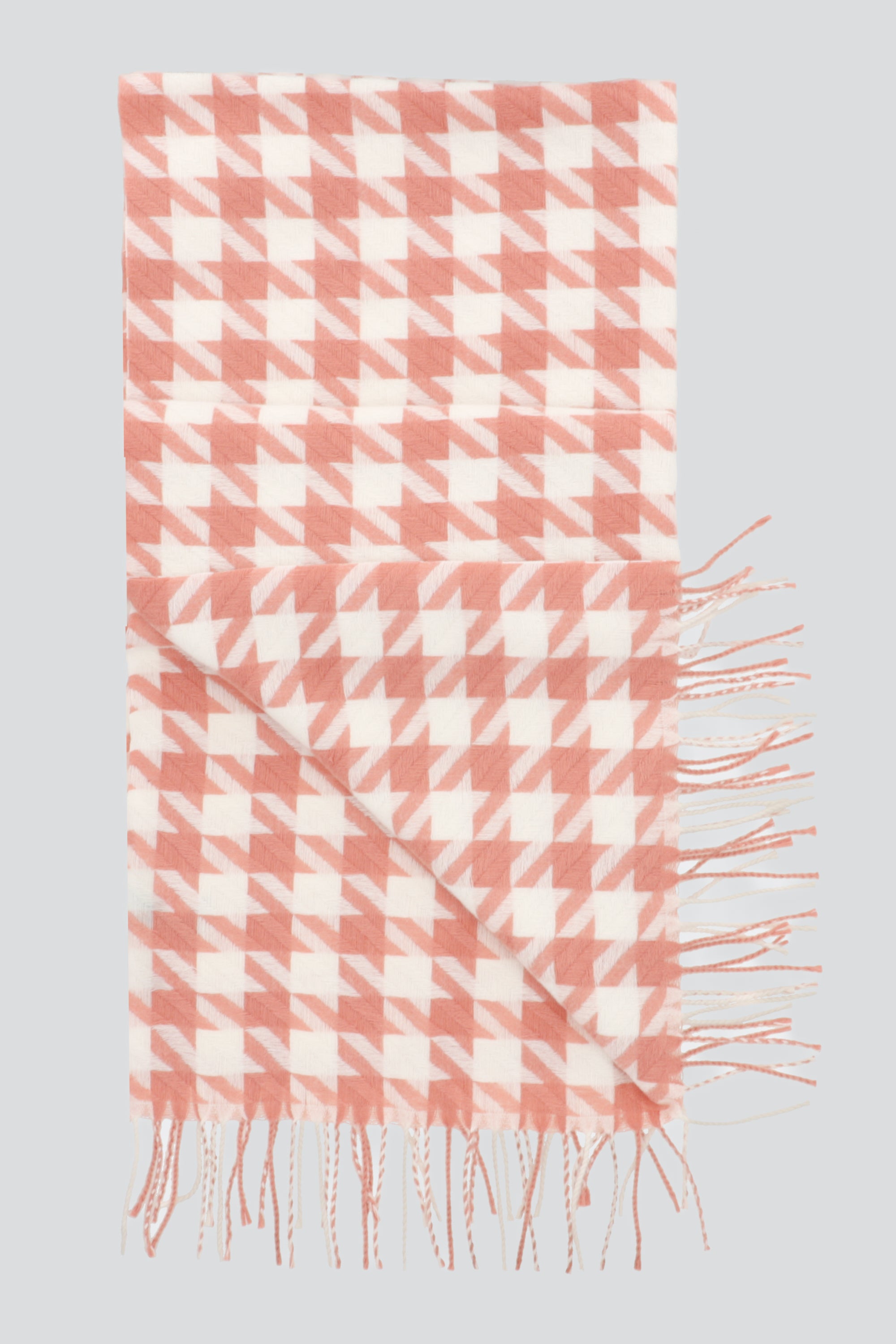 Bufanda pata gallo ROSA