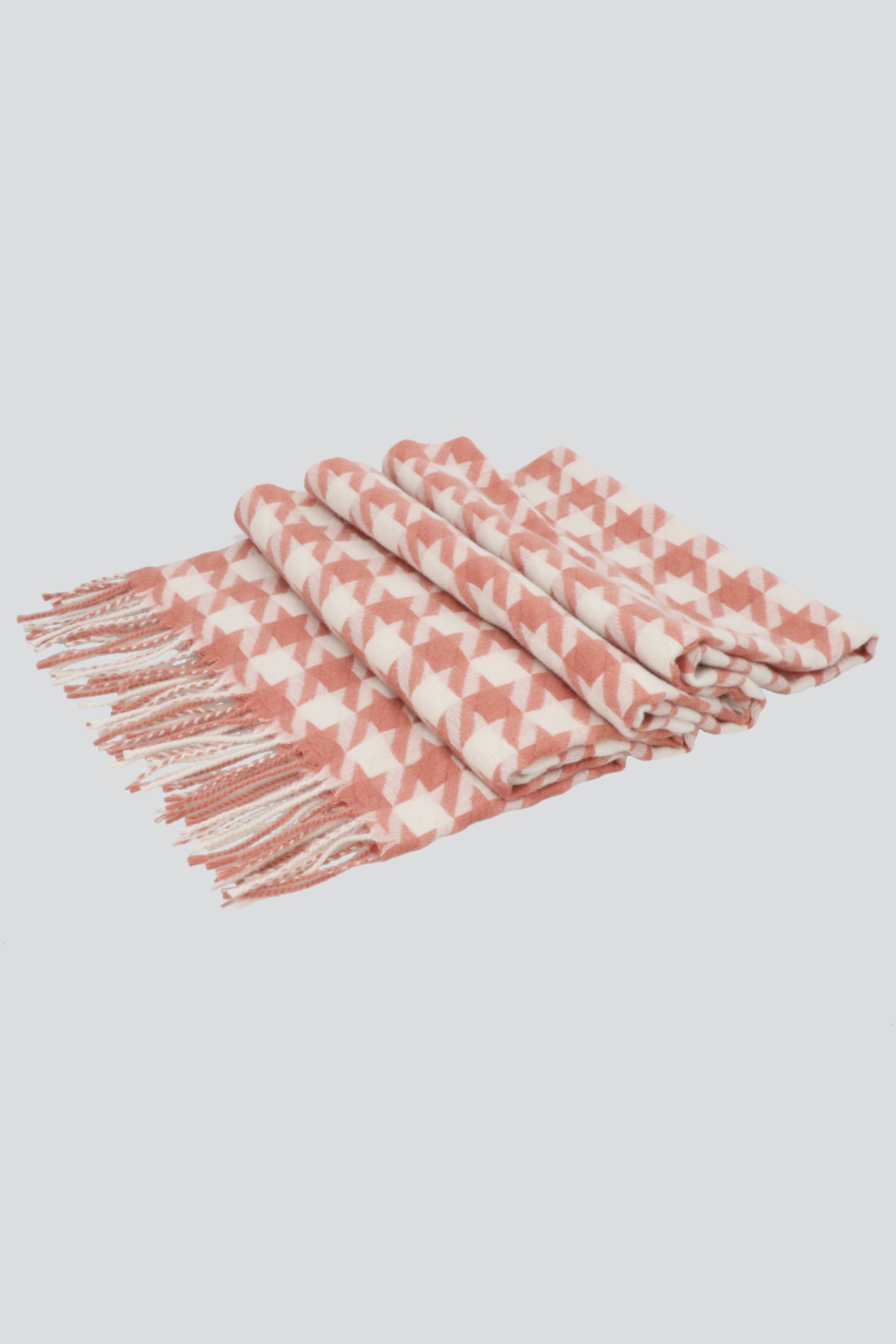 Bufanda pata gallo ROSA