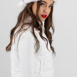 Gorro navideño copos nieve