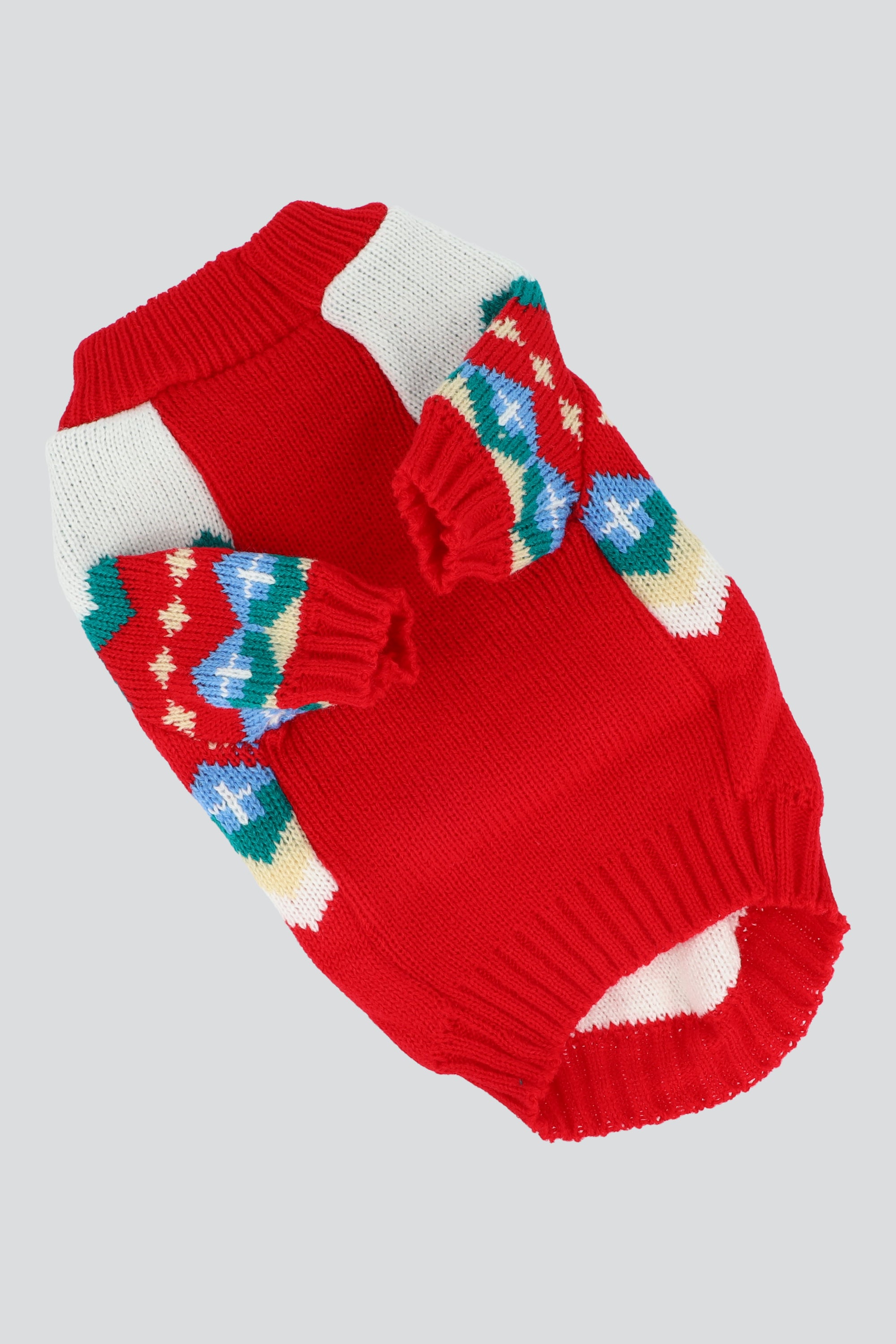 Suéter Navideño Mascota Chico ROJO