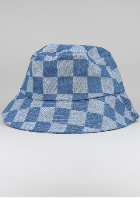 Gorro Pescador Cuadros LIGHT WASH