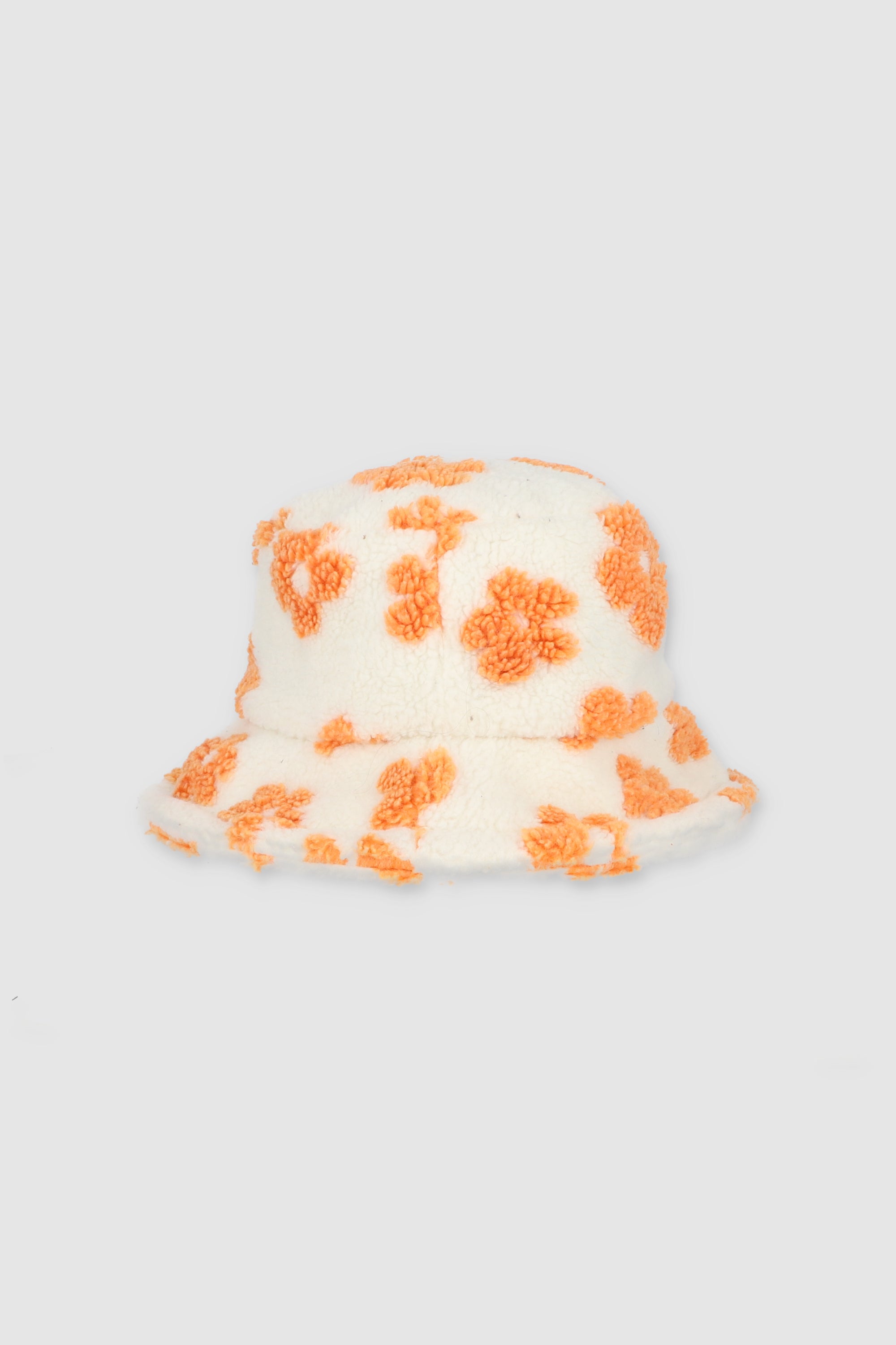 Gorro Pescador Flores NARANJA