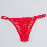 Tanga encaje cintura ajuste