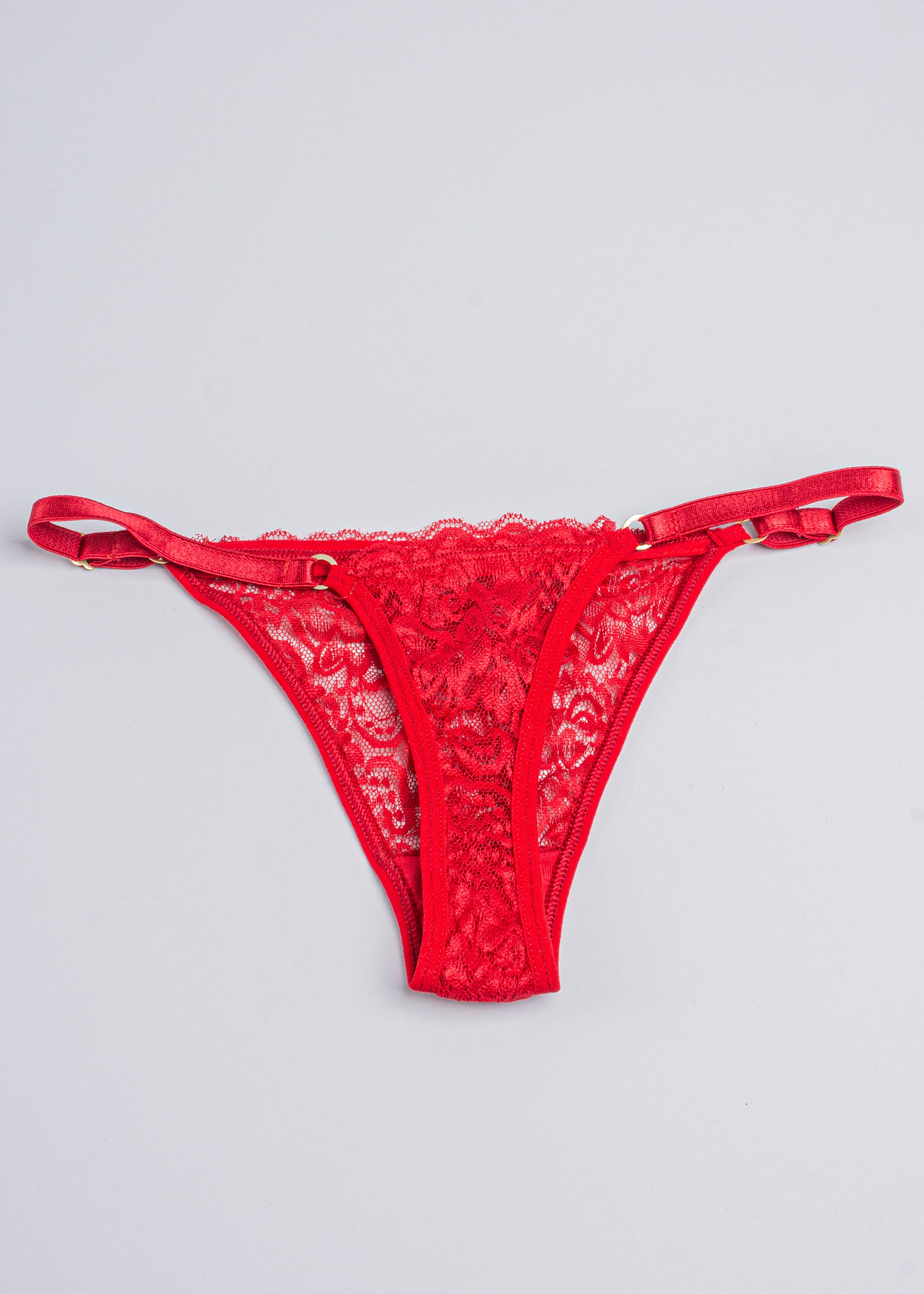 Tanga encaje cintura ajuste