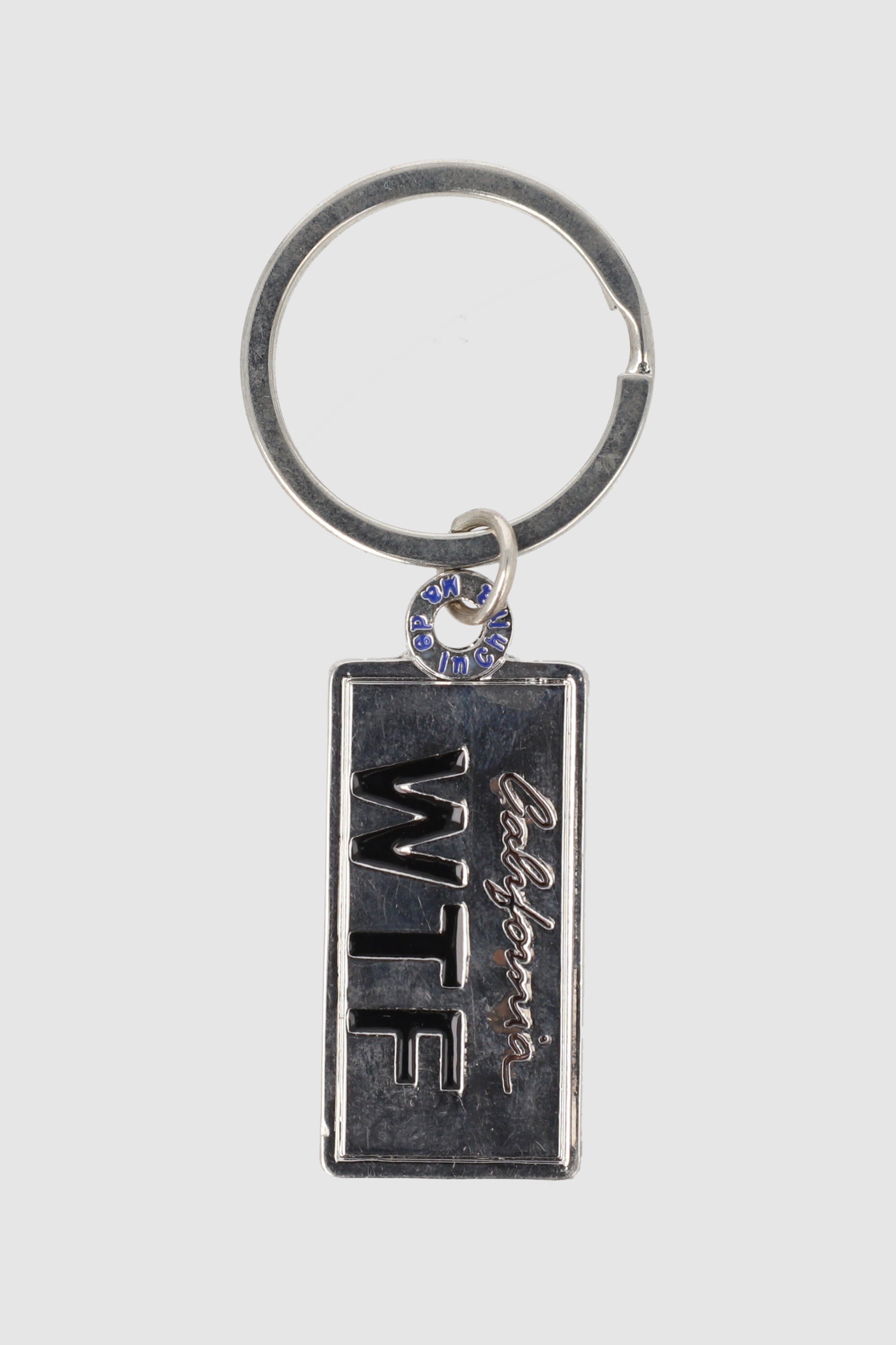 Llavero Placa California PLATA