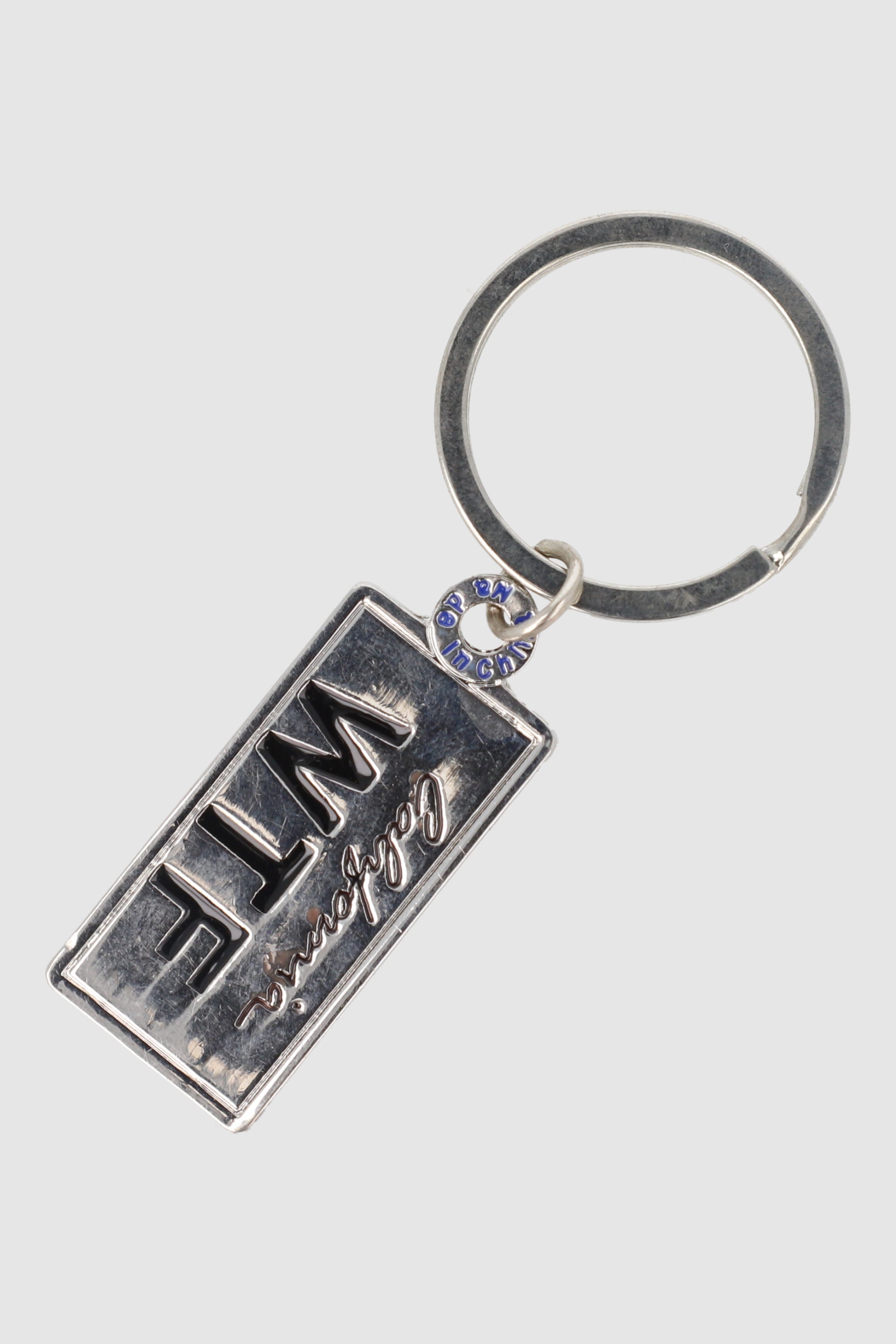 Llavero Placa California PLATA