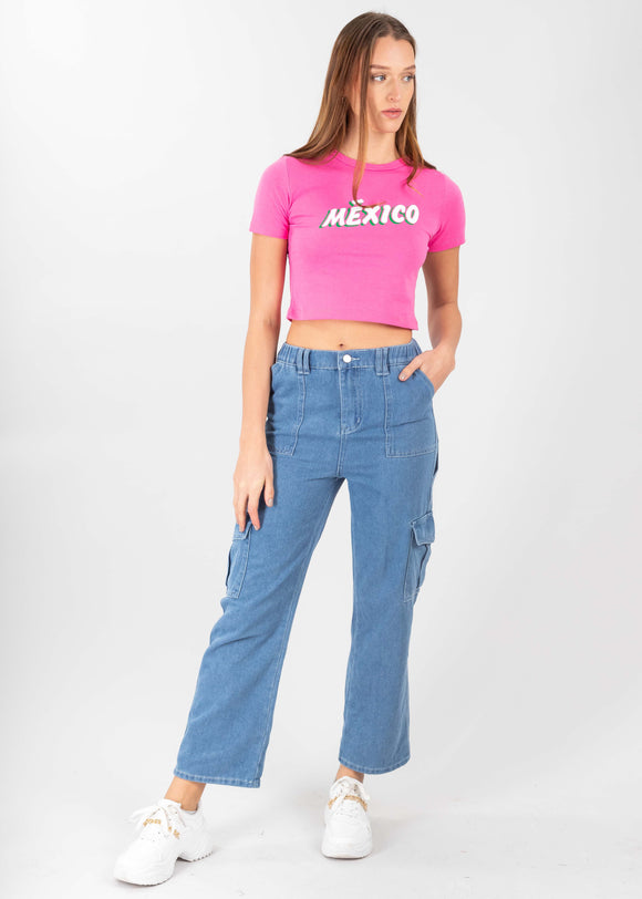 Jeans Cargo Costuras