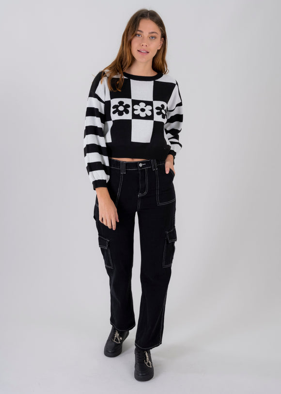 Jeans Cargo Costuras