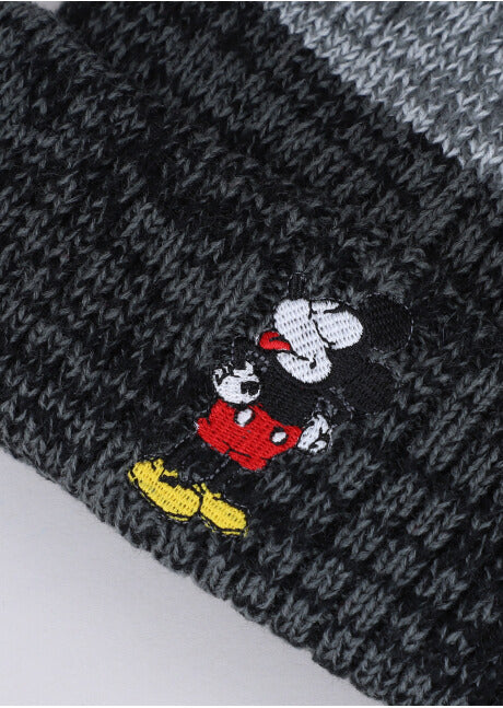 Gorro Beanie Punto Mickey Mouse NEGRO COMBO