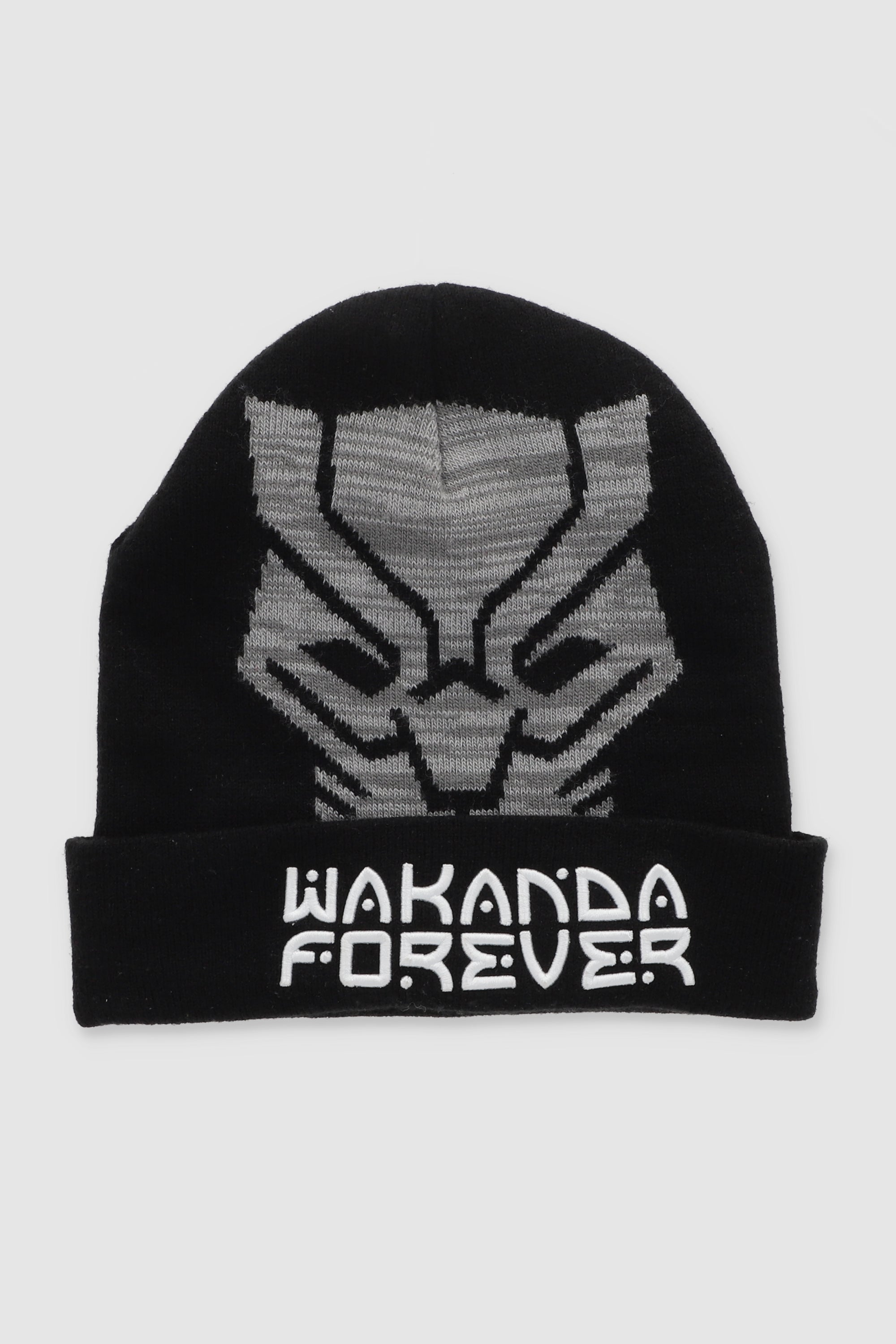 Gorro Beanie Wakanda Forever NEGRO COMBO