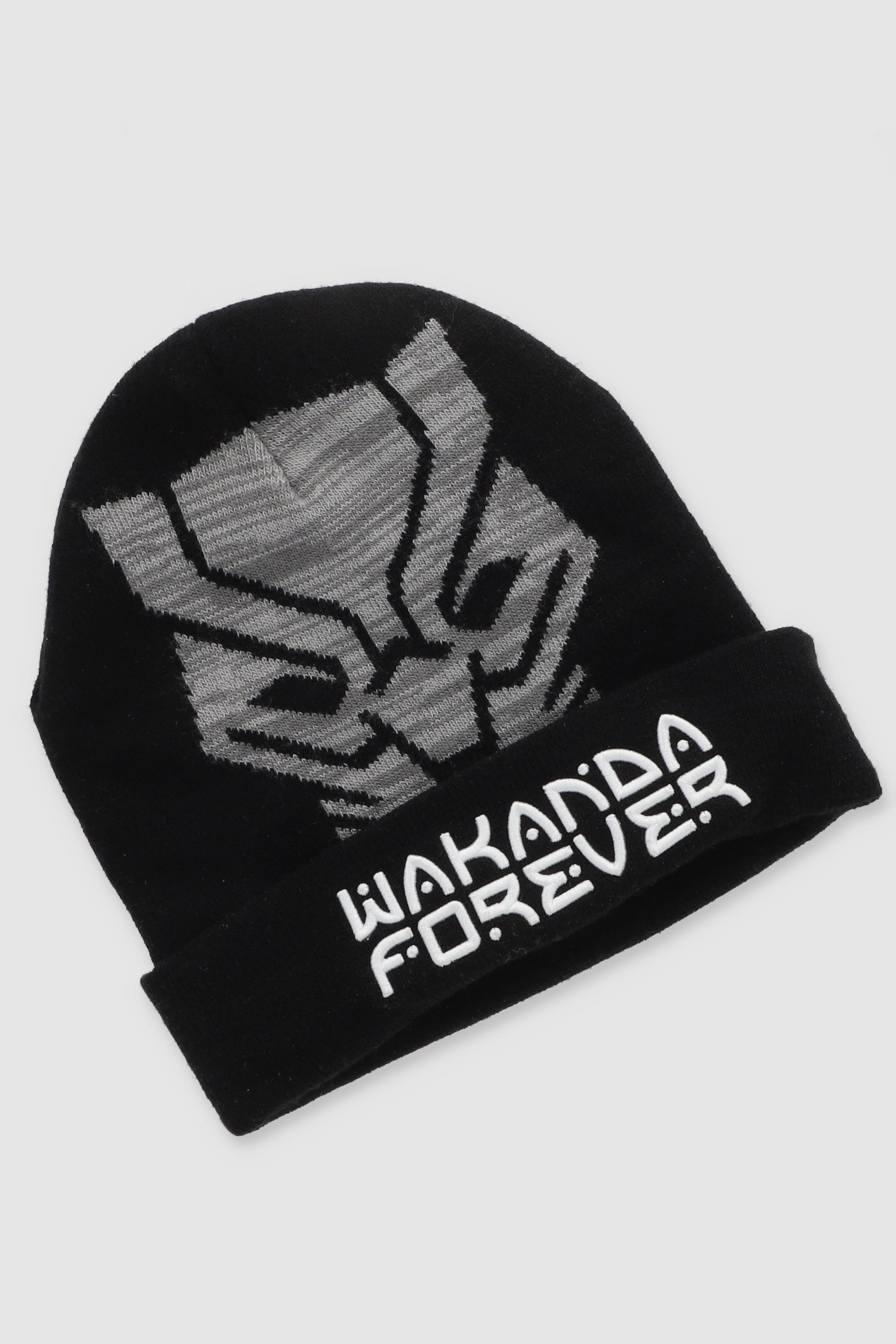 Gorro Beanie Wakanda Forever NEGRO COMBO