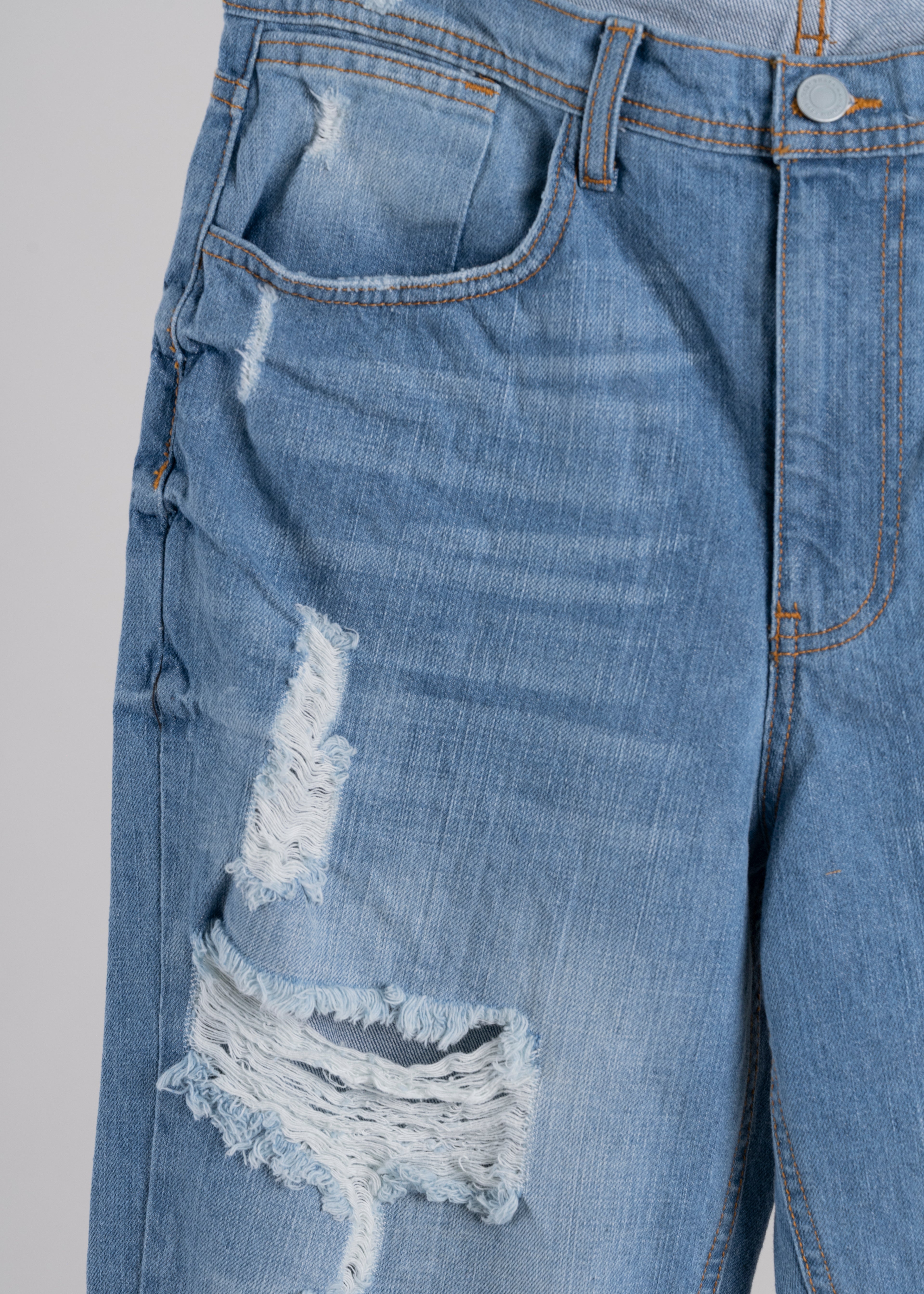 Jeans Baggy Destrucciones LIGHT WASH