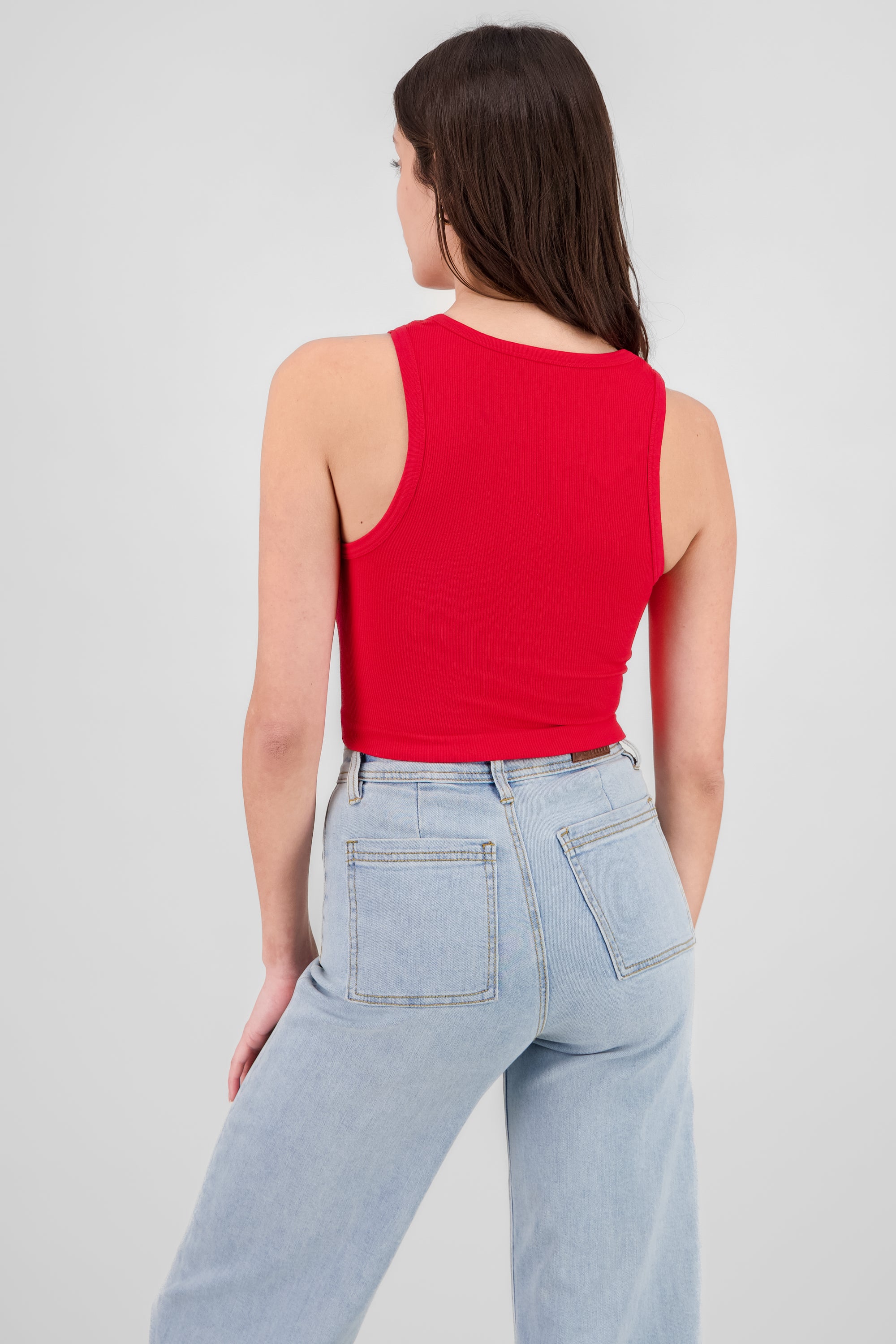 Top Tank Acanalado Liso