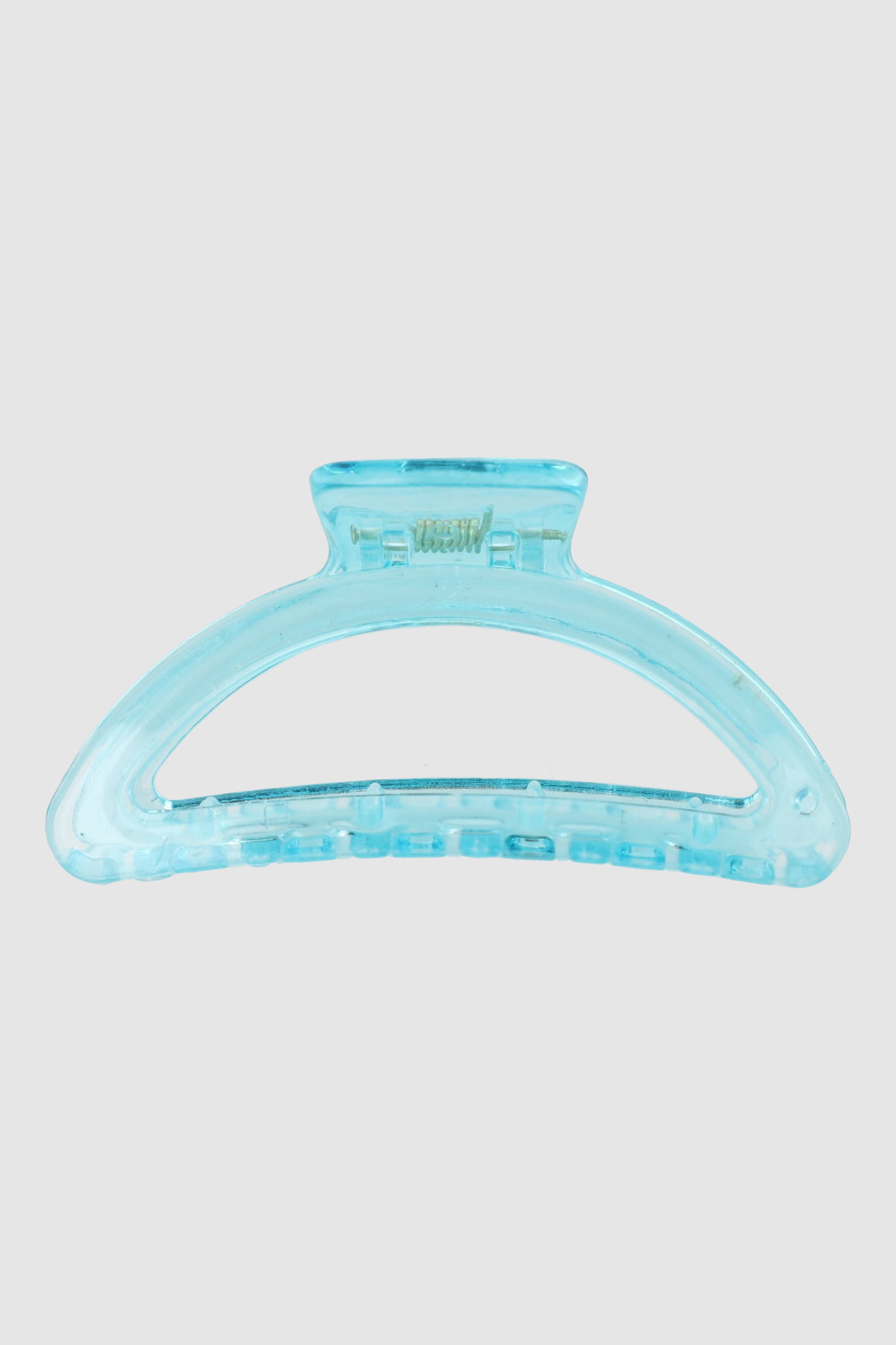 Pinza Curva Transparente AZUL